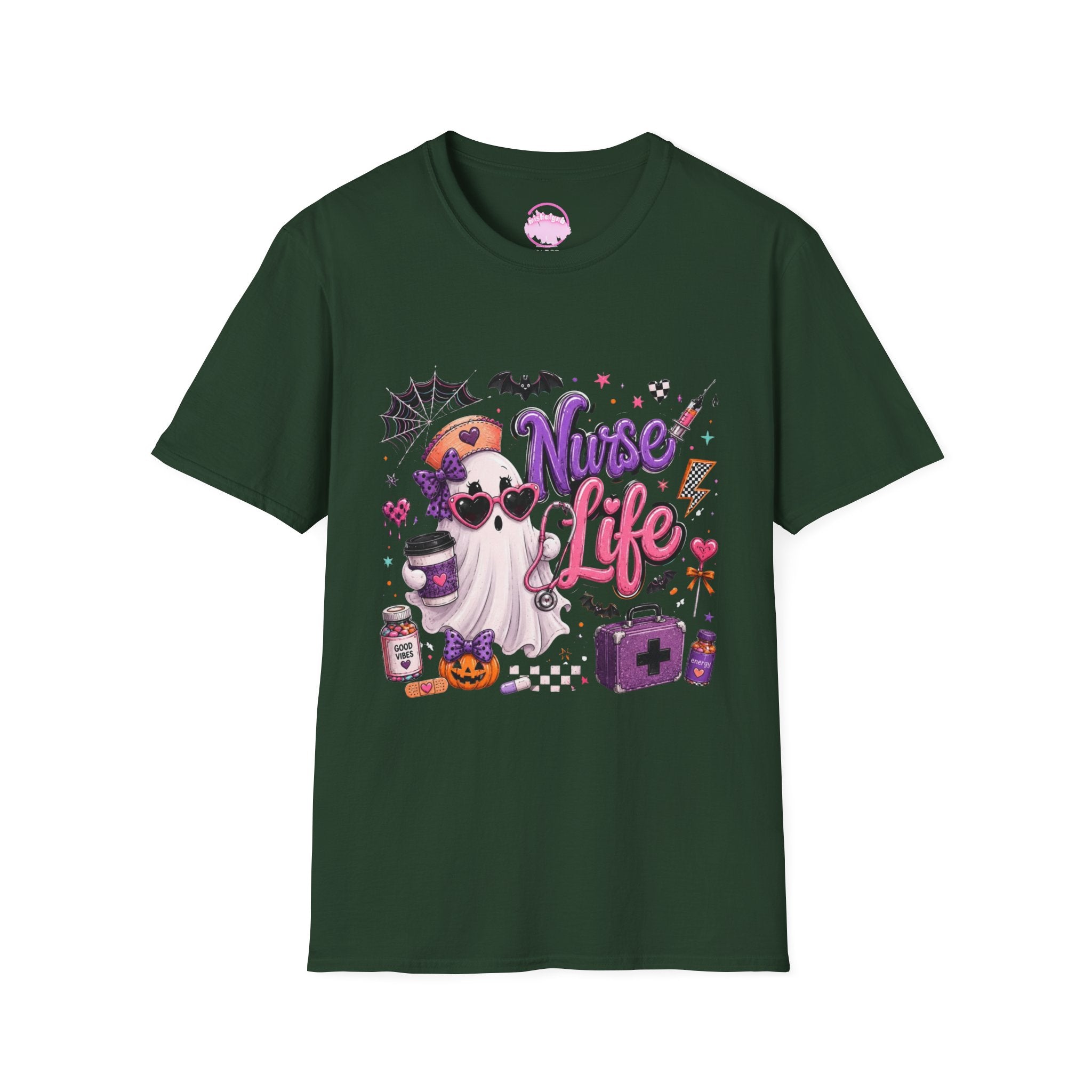 Nurse Life Halloween T-Shirt — Cute Spooky Nurse Graphic Tee