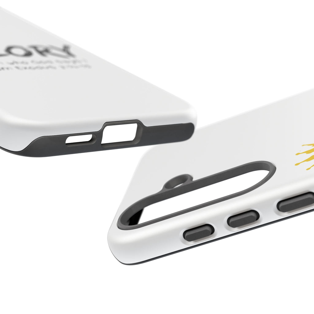 Glory Crown Christian Phone Case — 'I Am Who God Says I Am' Exodus 3:14–15 Tough Phone Case
