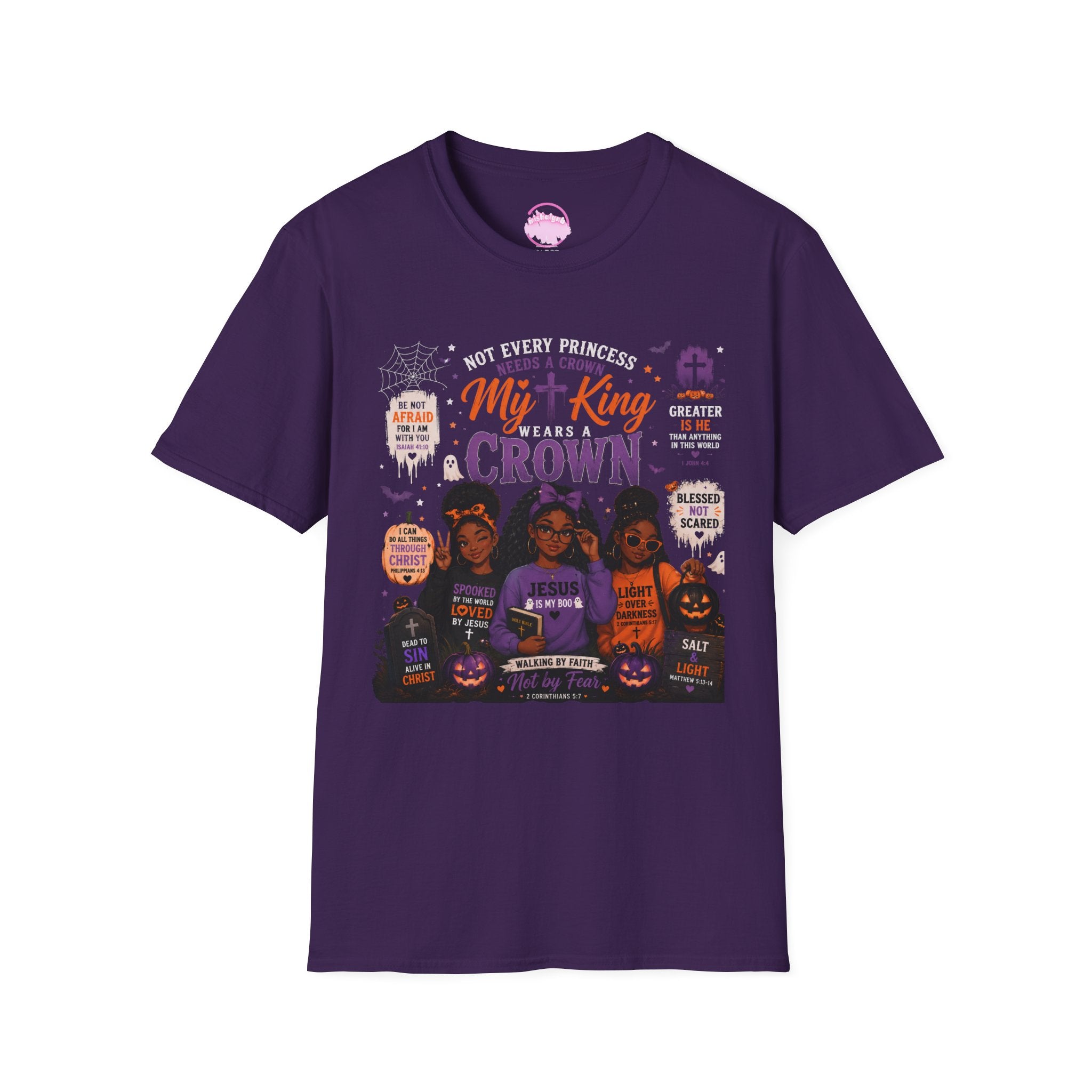 My King Crown T-Shirt — Christian Faith Graphic Tee for Women