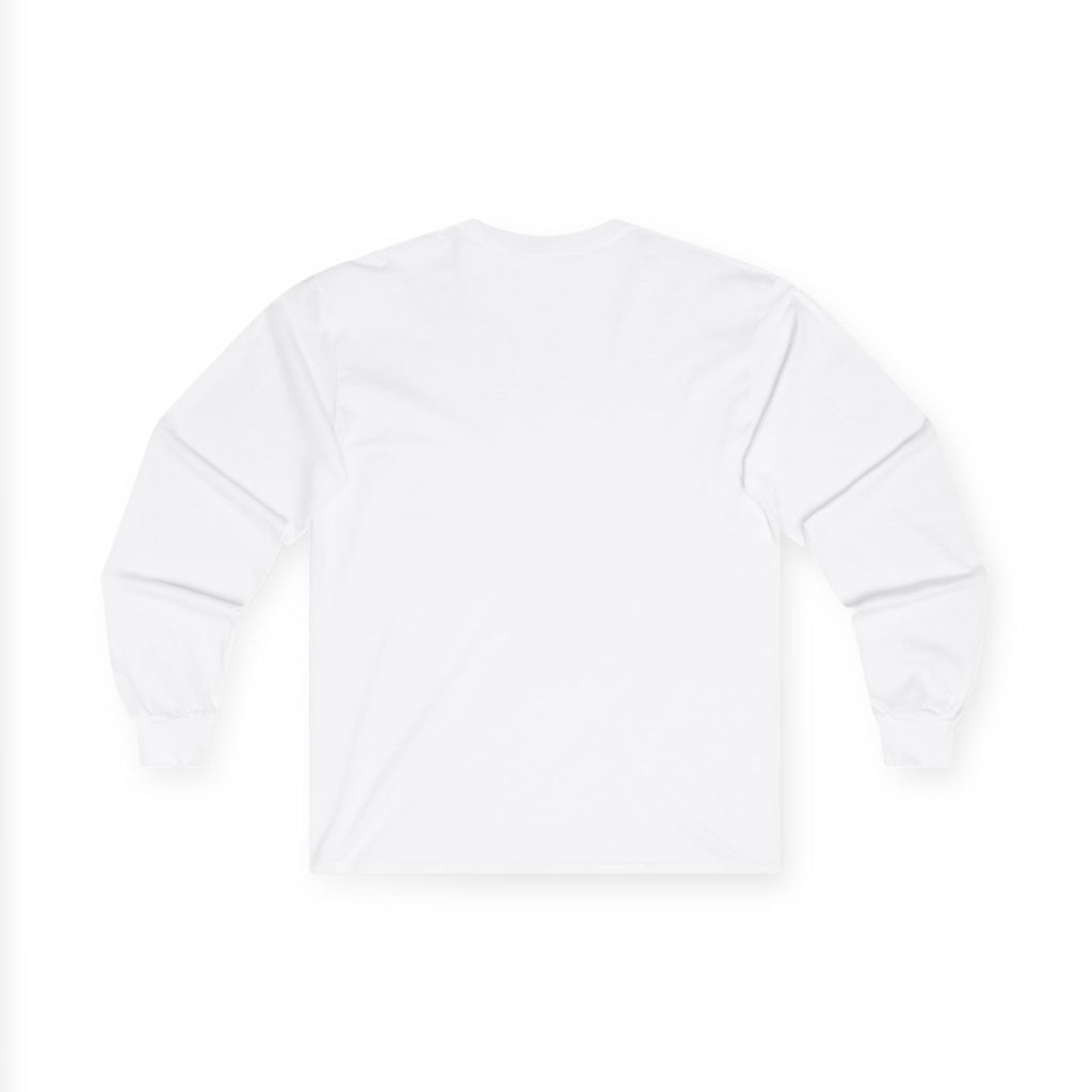 Halloween Long Sleeve Tee — "No Tricks Just Treats" Graphic Shirt