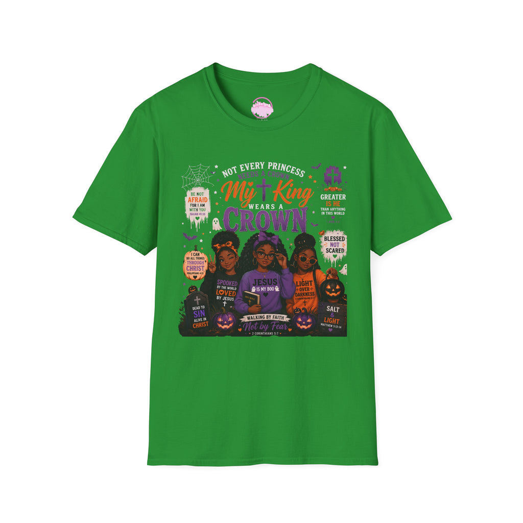 My King Crown T-Shirt — Christian Faith Graphic Tee for Women
