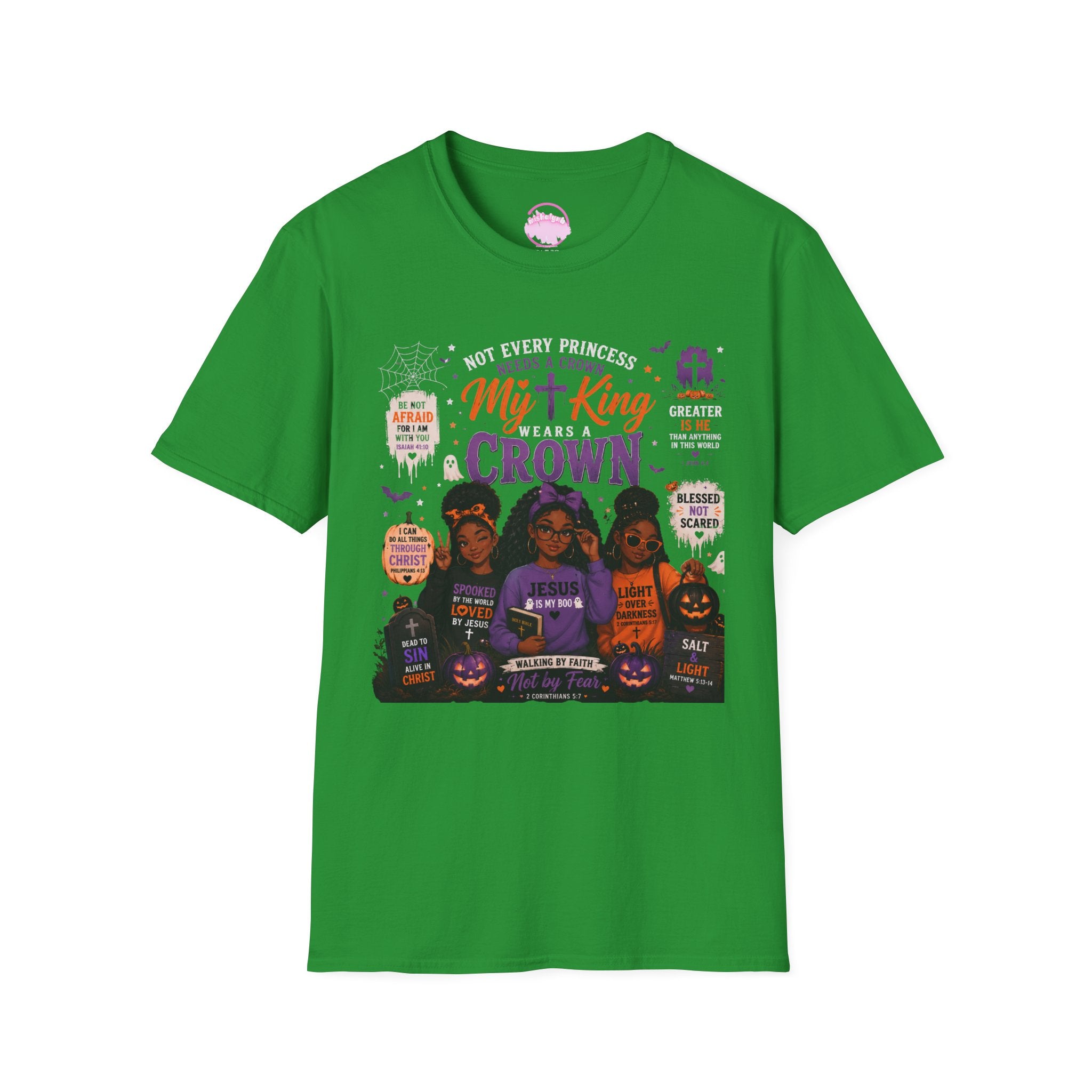 My King Crown T-Shirt — Christian Faith Graphic Tee for Women