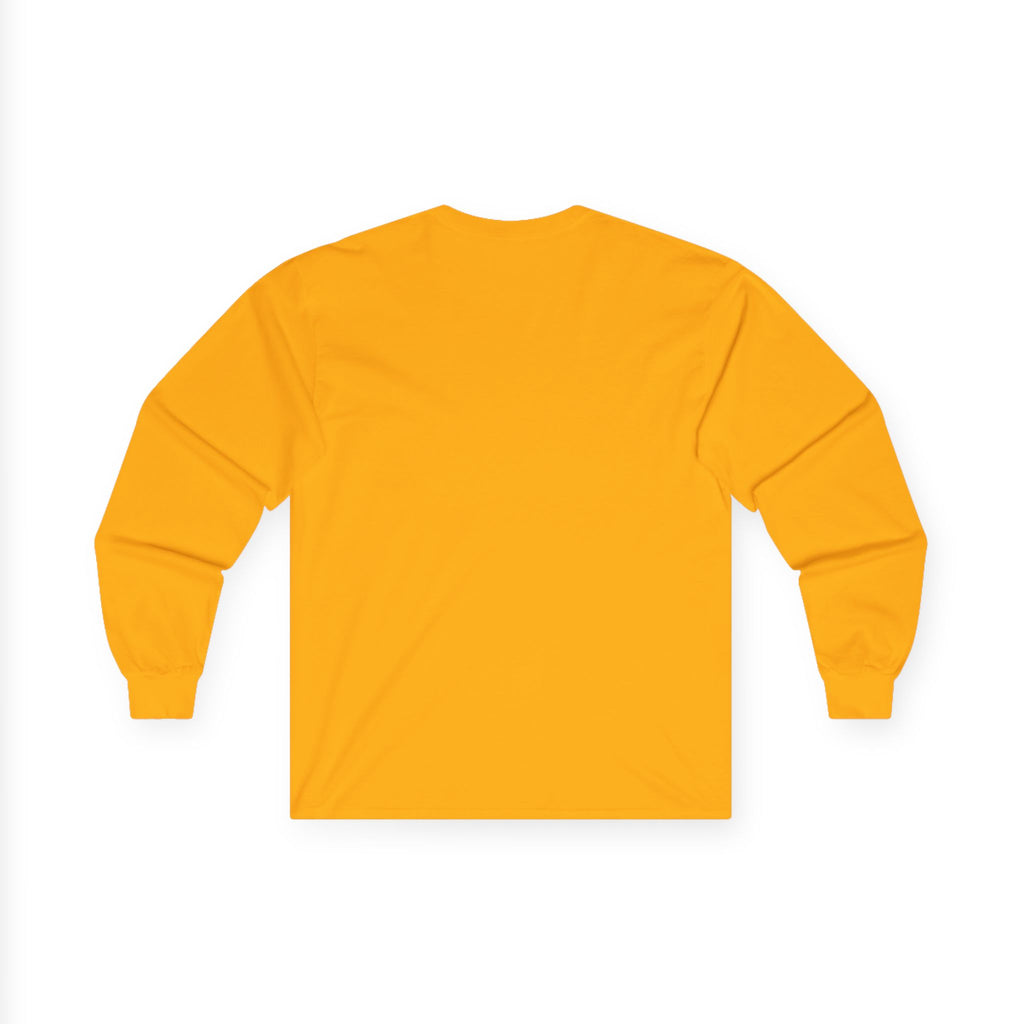 Halloween Long Sleeve Tee — "No Tricks Just Treats" Graphic Shirt