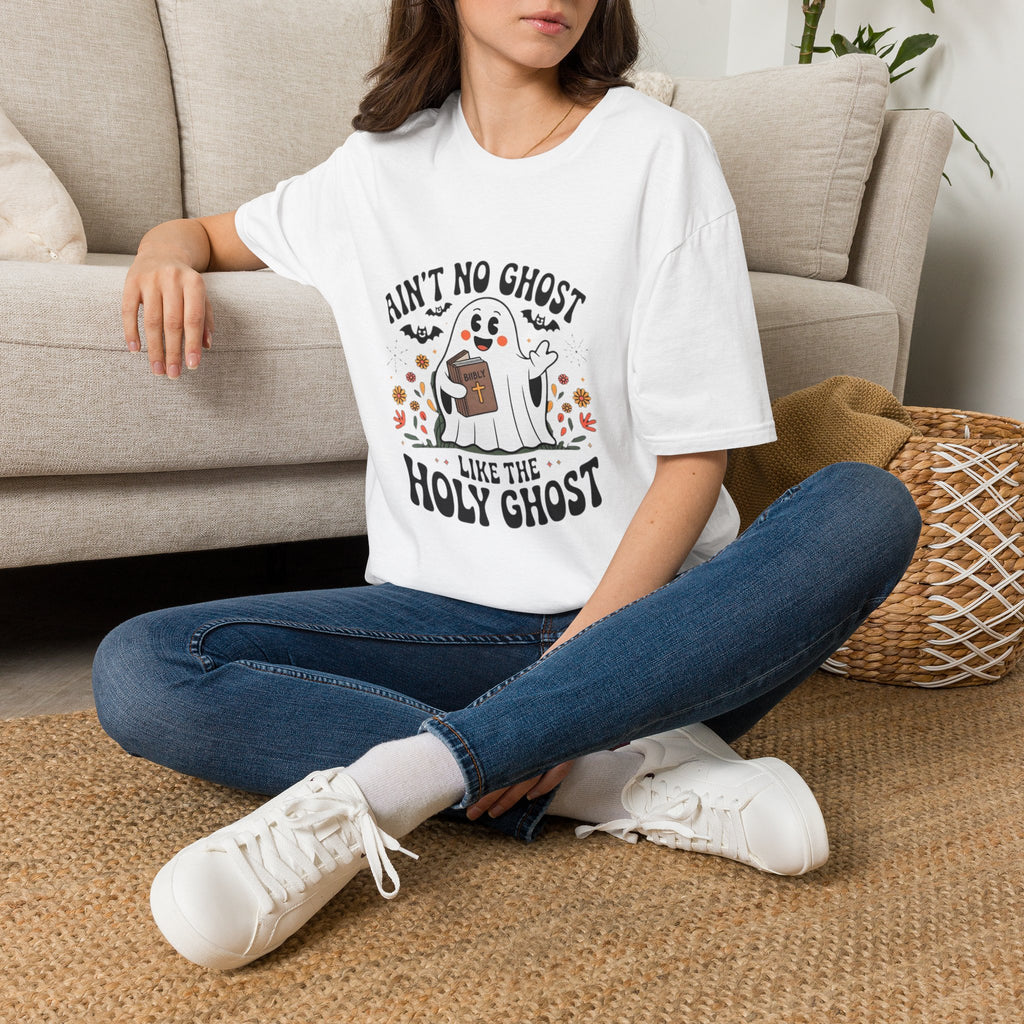 Ain't No Ghost T-Shirt – Cute Christian Halloween Ghost Tee