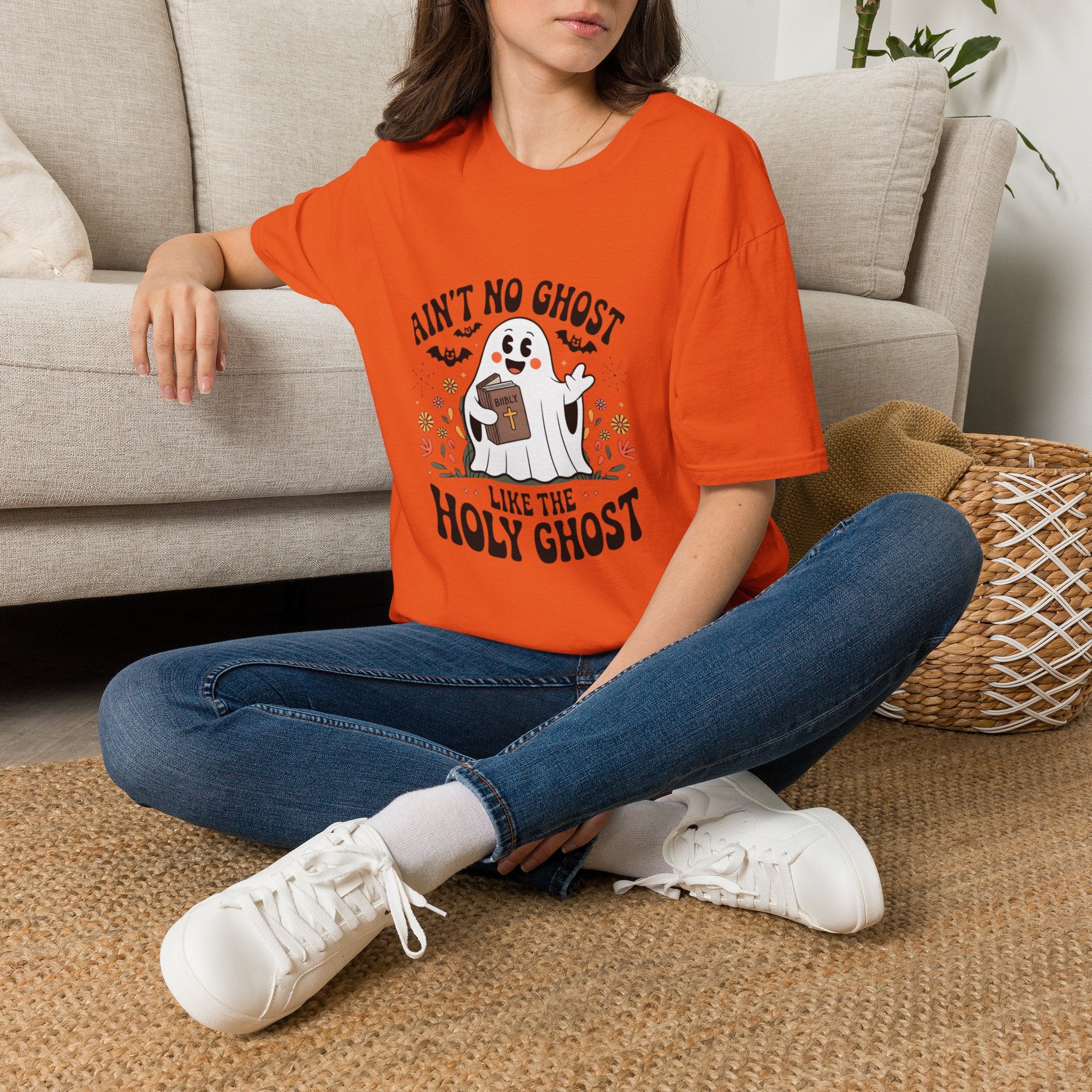 Ain't No Ghost T-Shirt – Cute Christian Halloween Ghost Tee