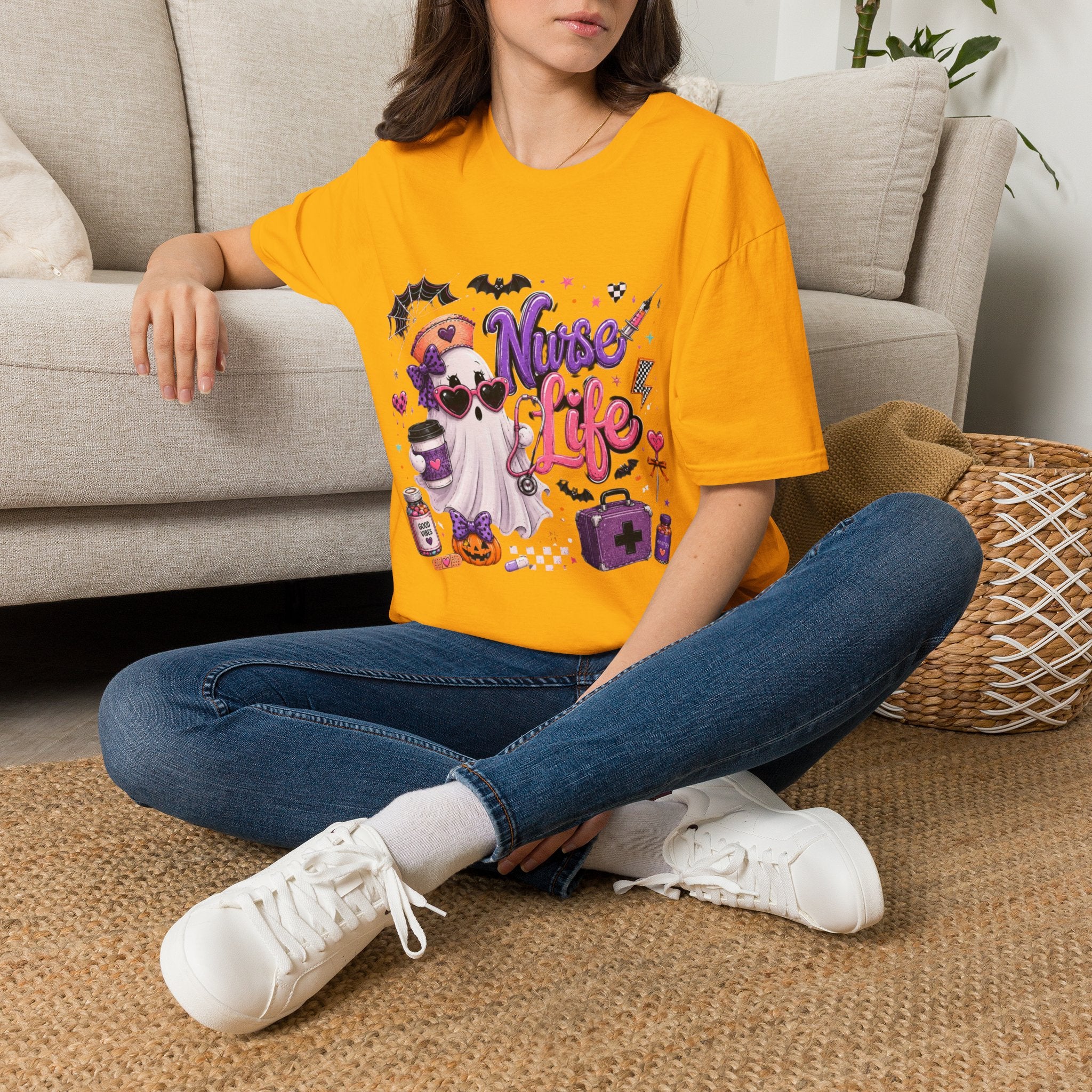 Nurse Life Halloween T-Shirt — Cute Spooky Nurse Graphic Tee