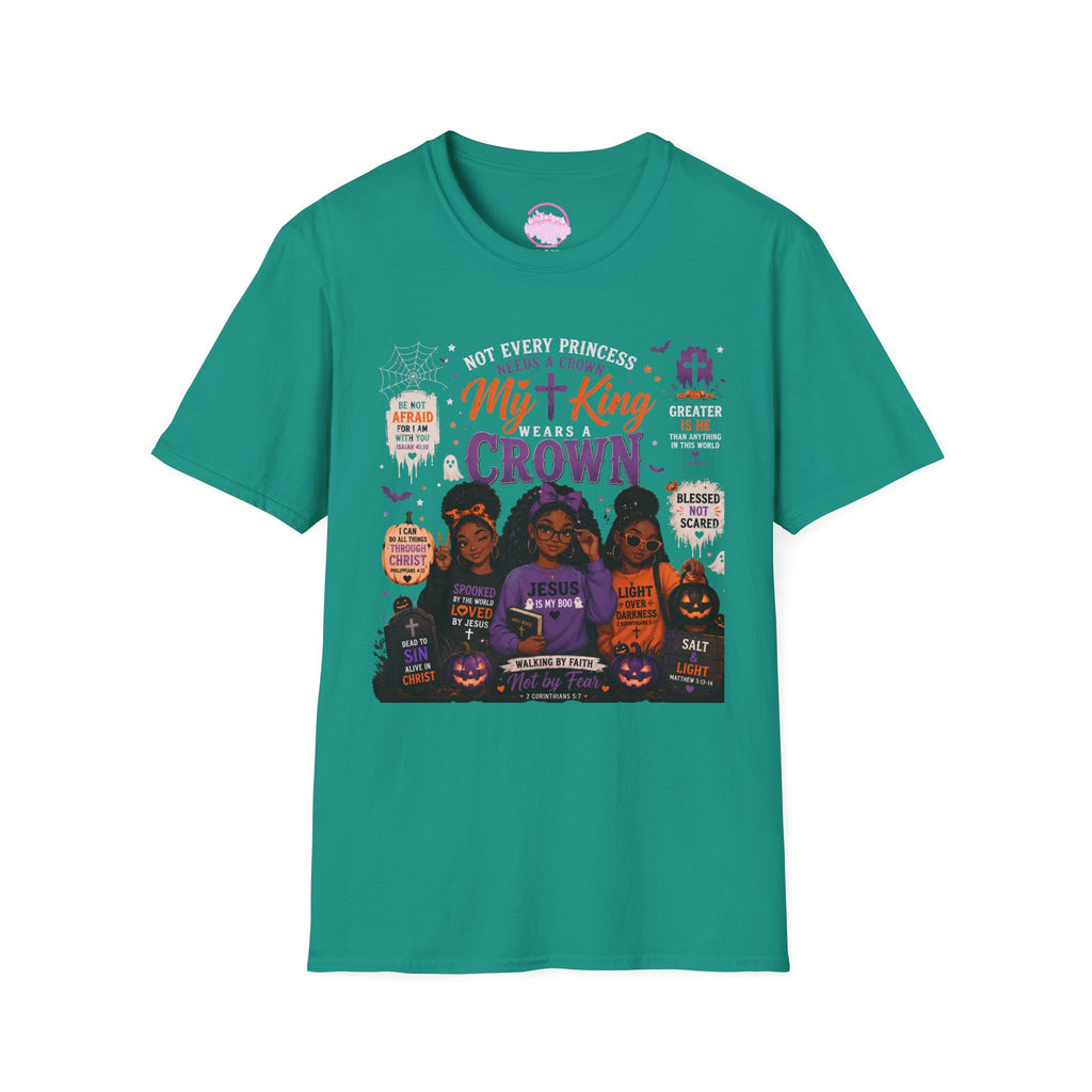 My King Crown T-Shirt — Christian Faith Graphic Tee for Women