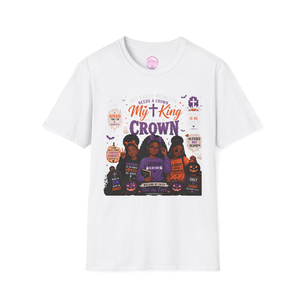 My King Crown T-Shirt — Christian Faith Graphic Tee for Women