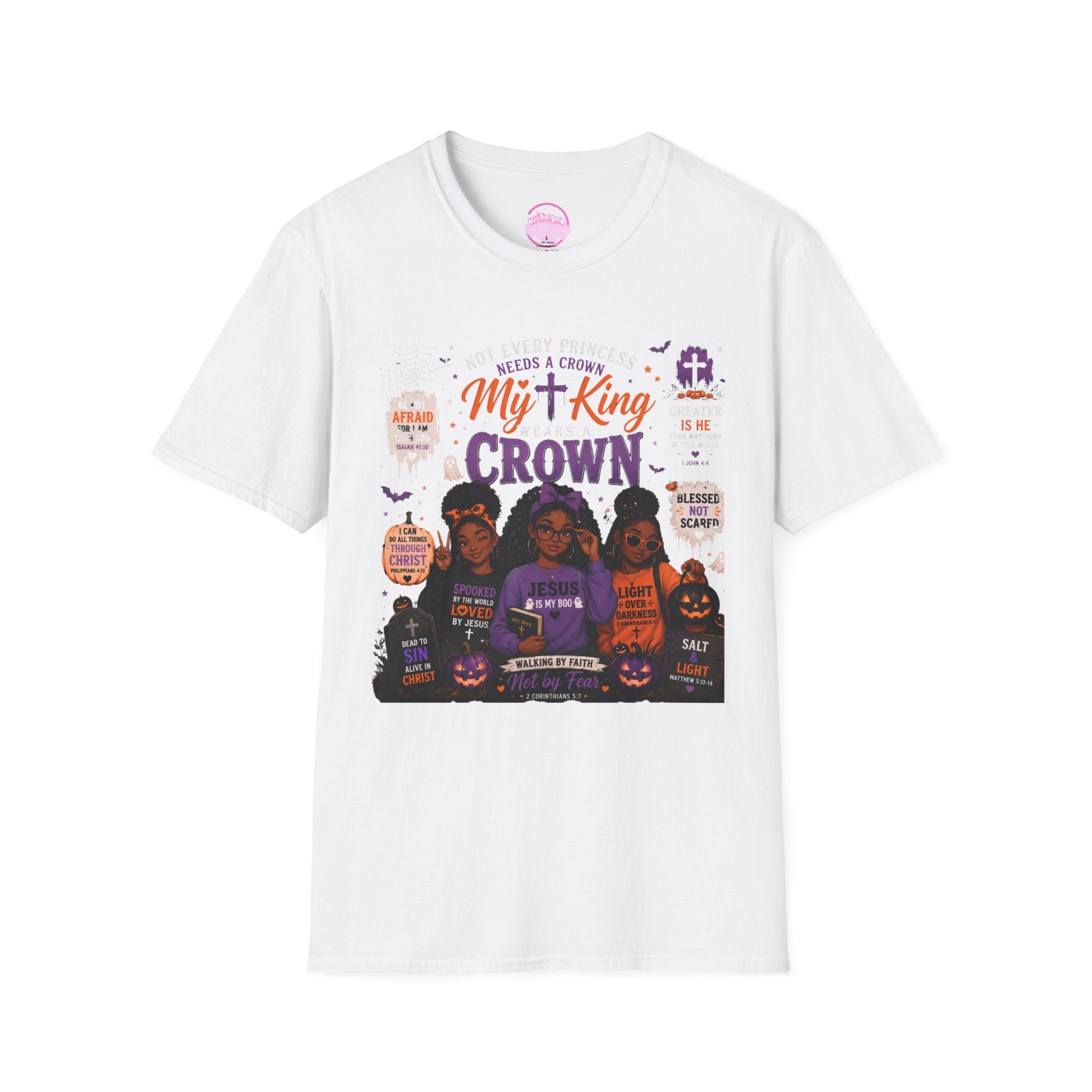My King Crown T-Shirt — Christian Faith Graphic Tee for Women