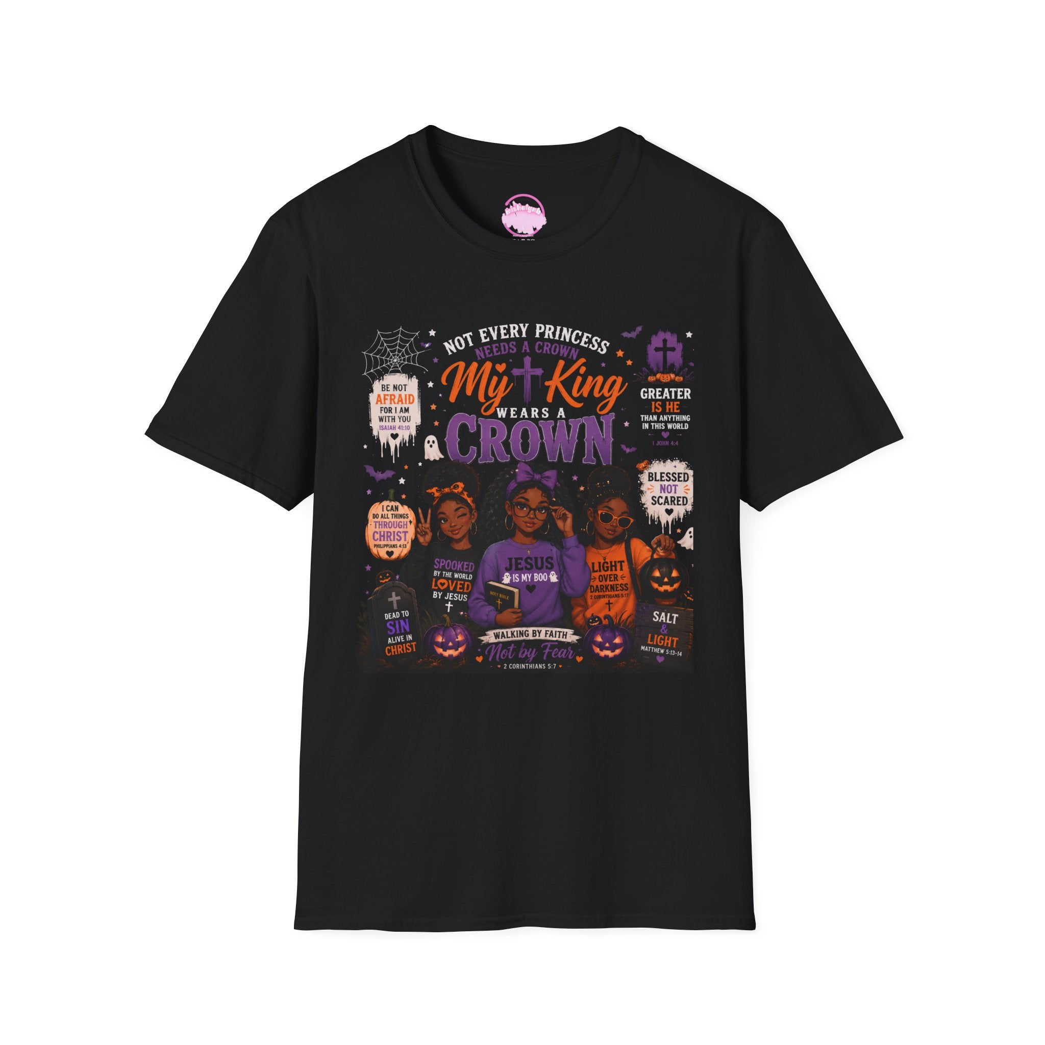 My King Crown T-Shirt — Christian Faith Graphic Tee for Women