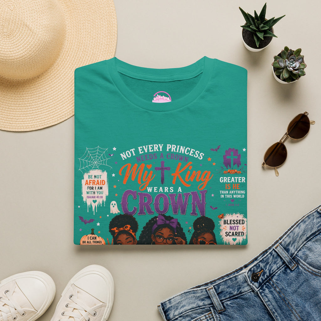 My King Crown T-Shirt — Christian Faith Graphic Tee for Women