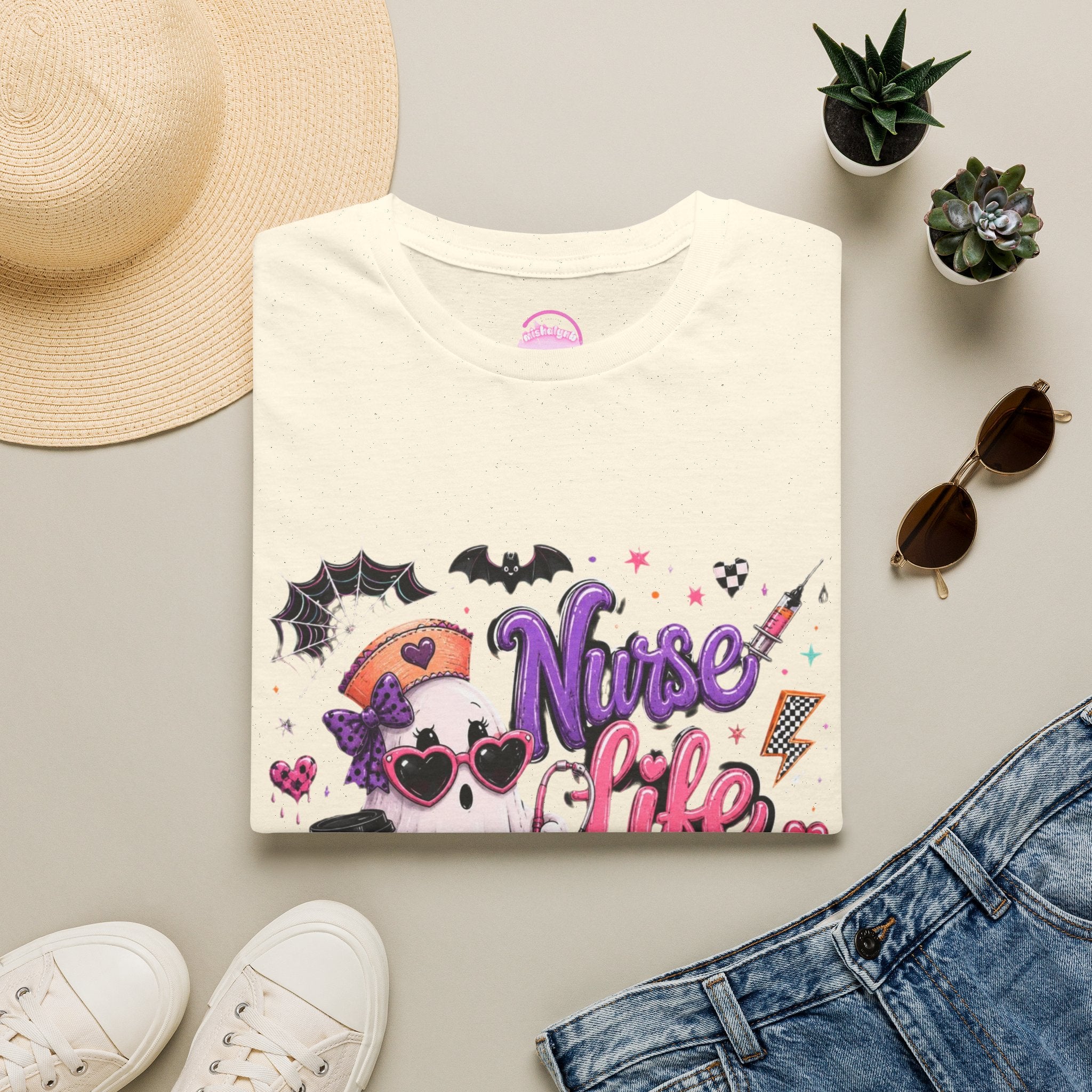 Nurse Life Halloween T-Shirt — Cute Spooky Nurse Graphic Tee