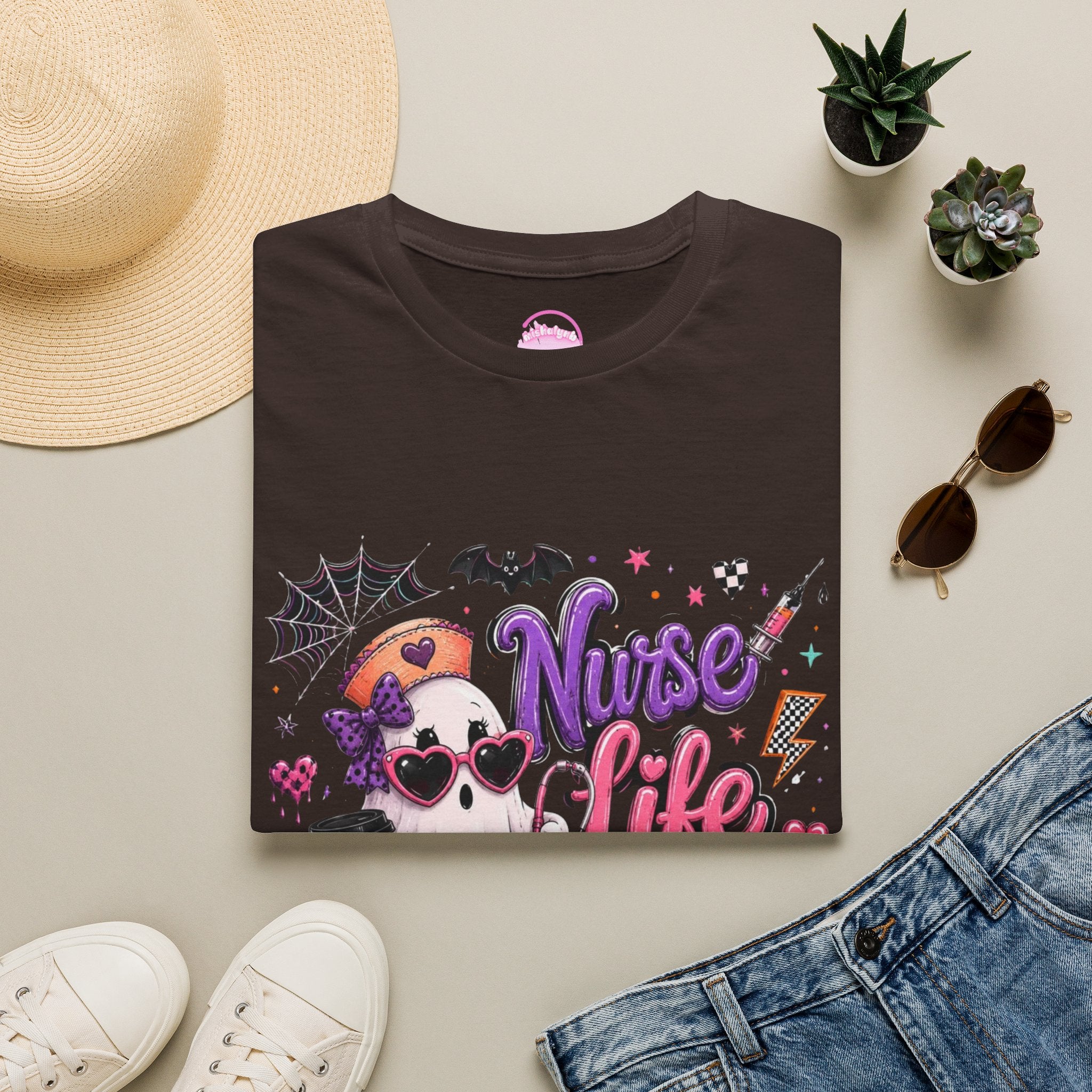 Nurse Life Halloween T-Shirt — Cute Spooky Nurse Graphic Tee