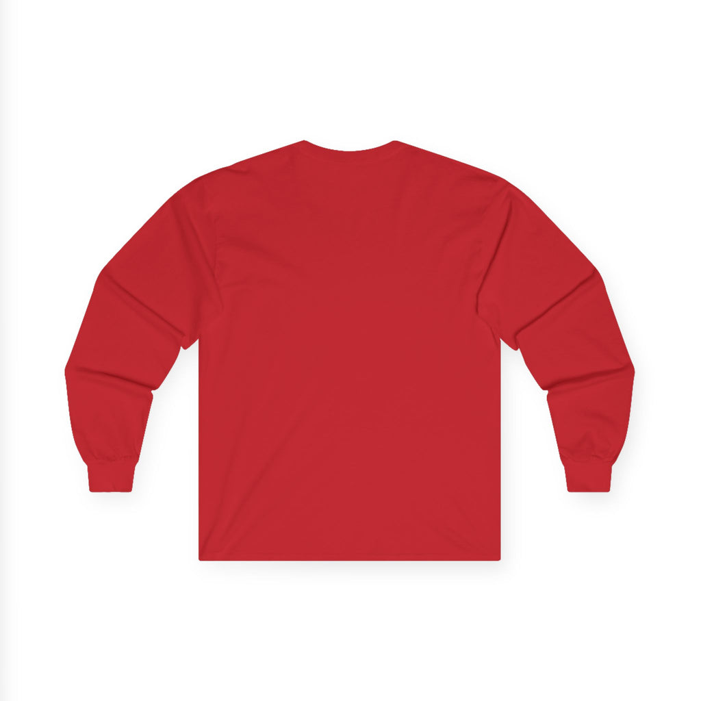 Halloween Long Sleeve Tee — "No Tricks Just Treats" Graphic Shirt