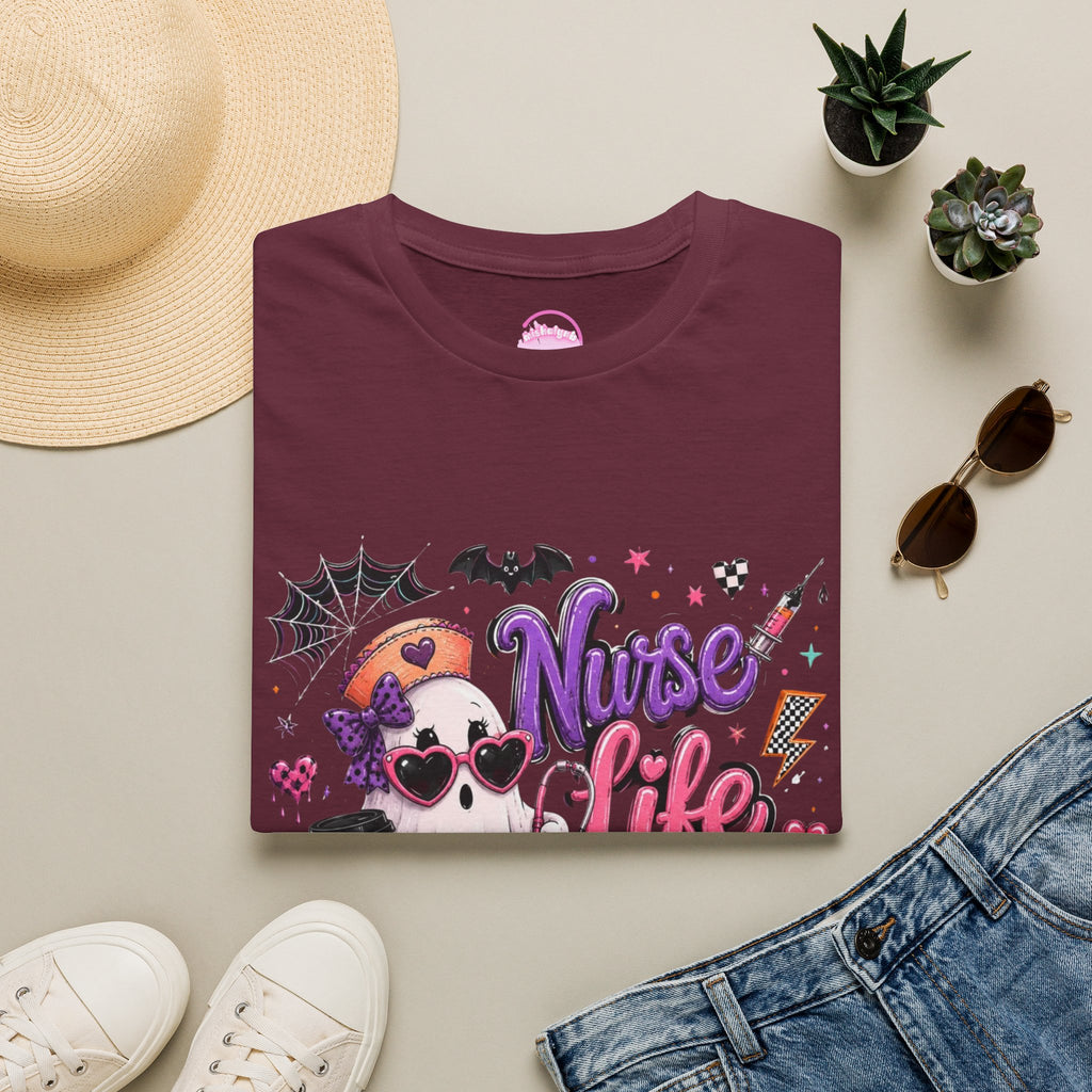 Nurse Life Halloween T-Shirt — Cute Spooky Nurse Graphic Tee