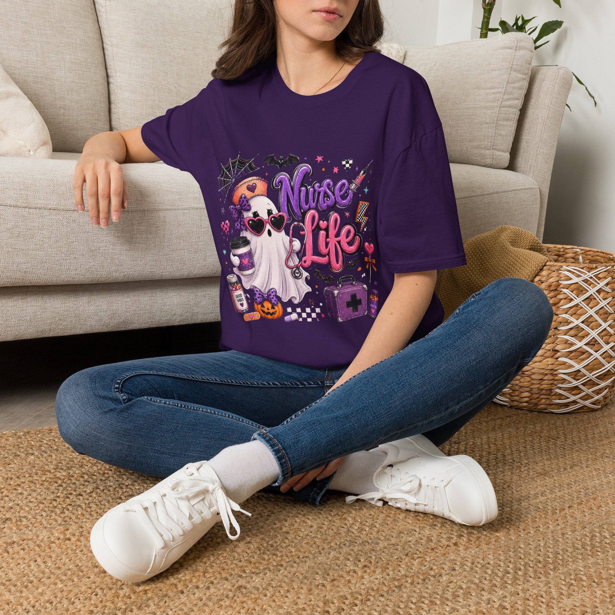Nurse Life Halloween T-Shirt — Cute Spooky Nurse Graphic Tee