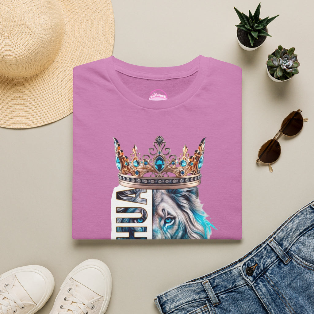 Yeshua Crowned Lion T-Shirt — Christian Faith Graphic Tee