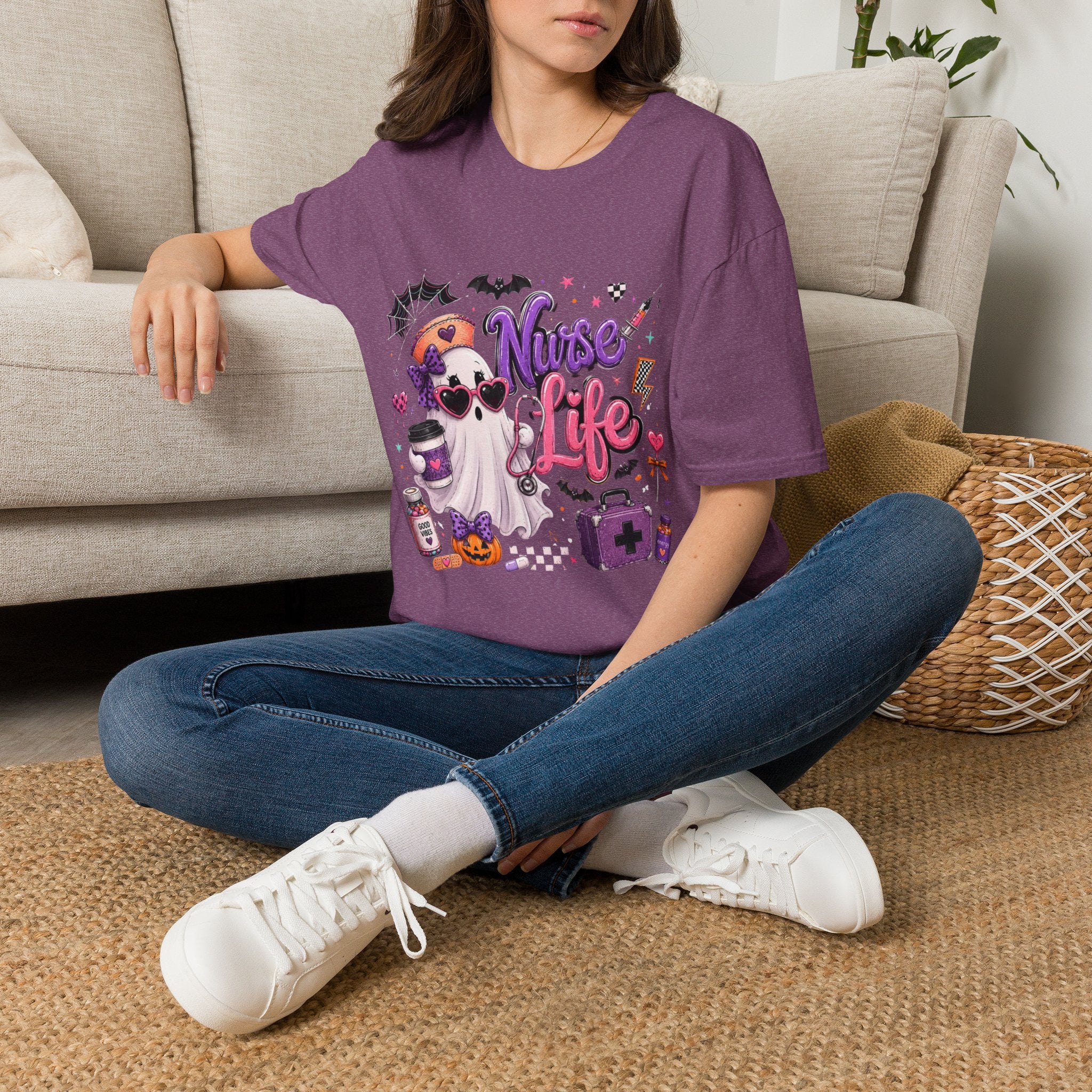Nurse Life Halloween T-Shirt — Cute Spooky Nurse Graphic Tee