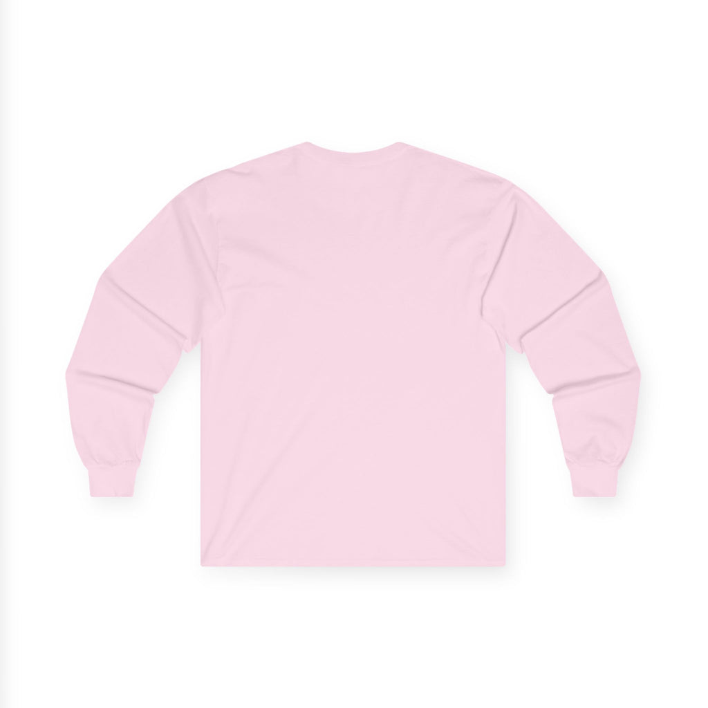 Halloween Long Sleeve Tee — "No Tricks Just Treats" Graphic Shirt