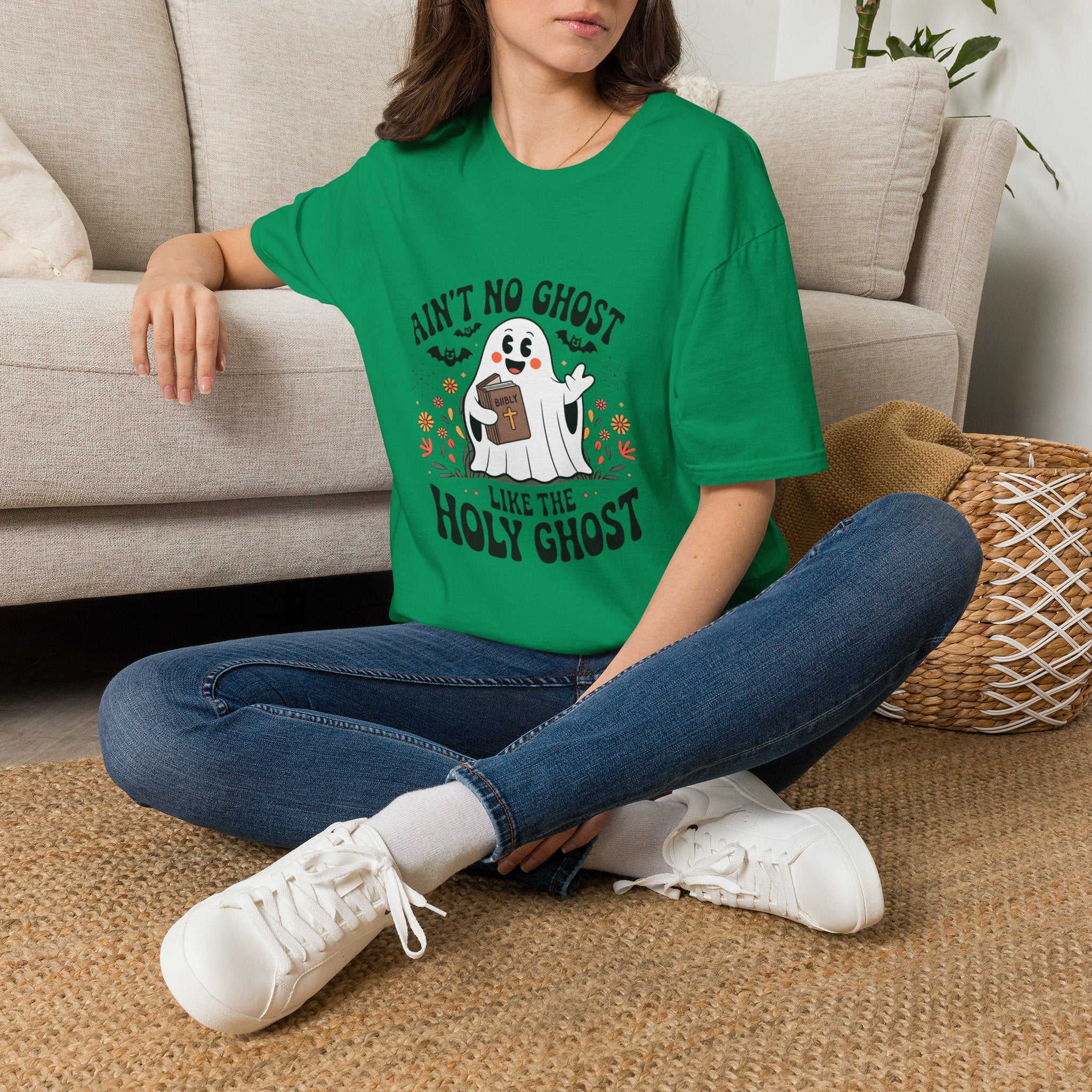 Ain't No Ghost T-Shirt – Cute Christian Halloween Ghost Tee