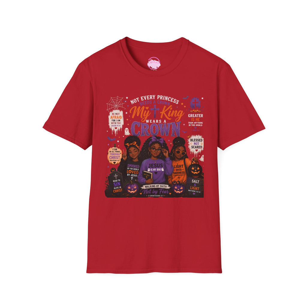 My King Crown T-Shirt — Christian Faith Graphic Tee for Women
