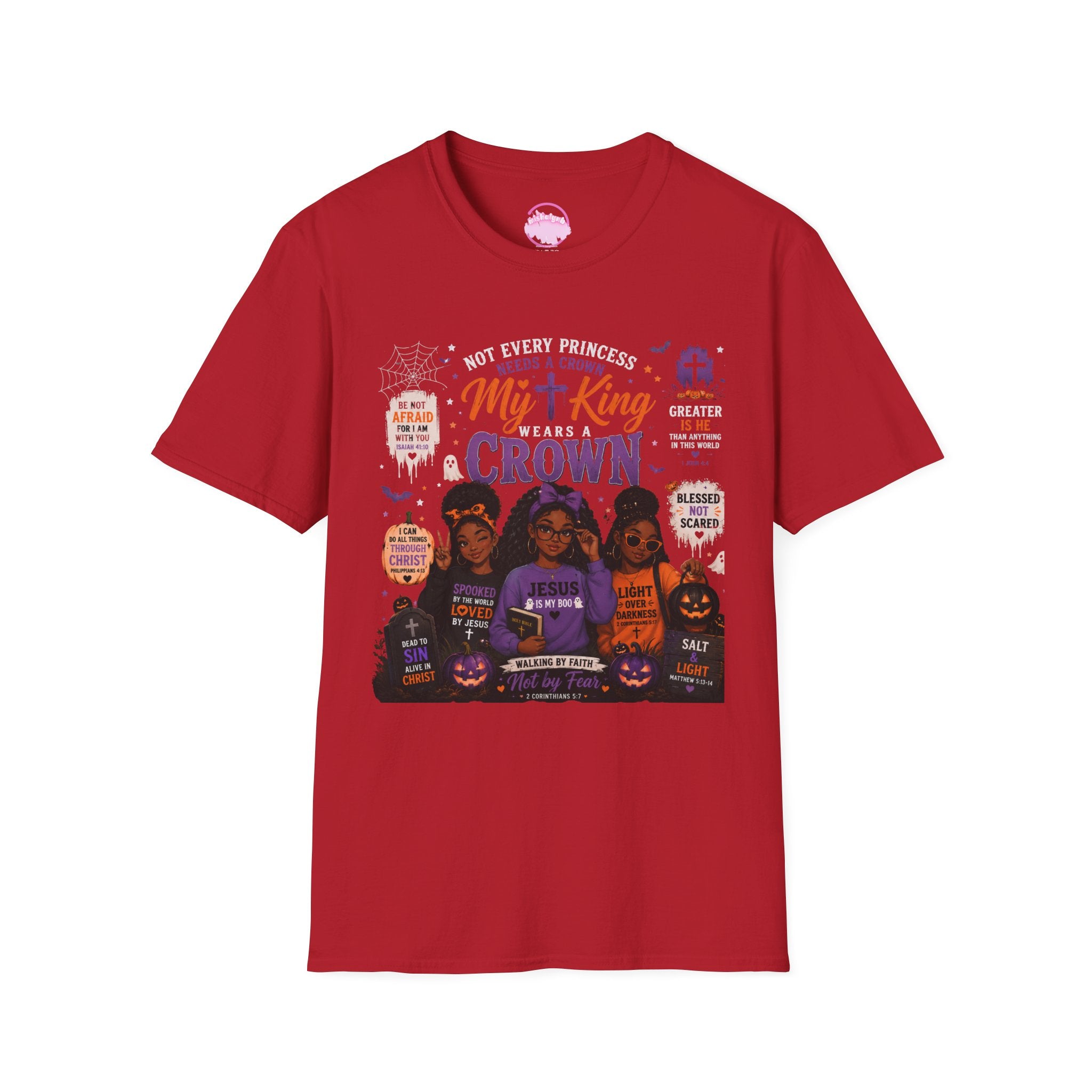 My King Crown T-Shirt — Christian Faith Graphic Tee for Women