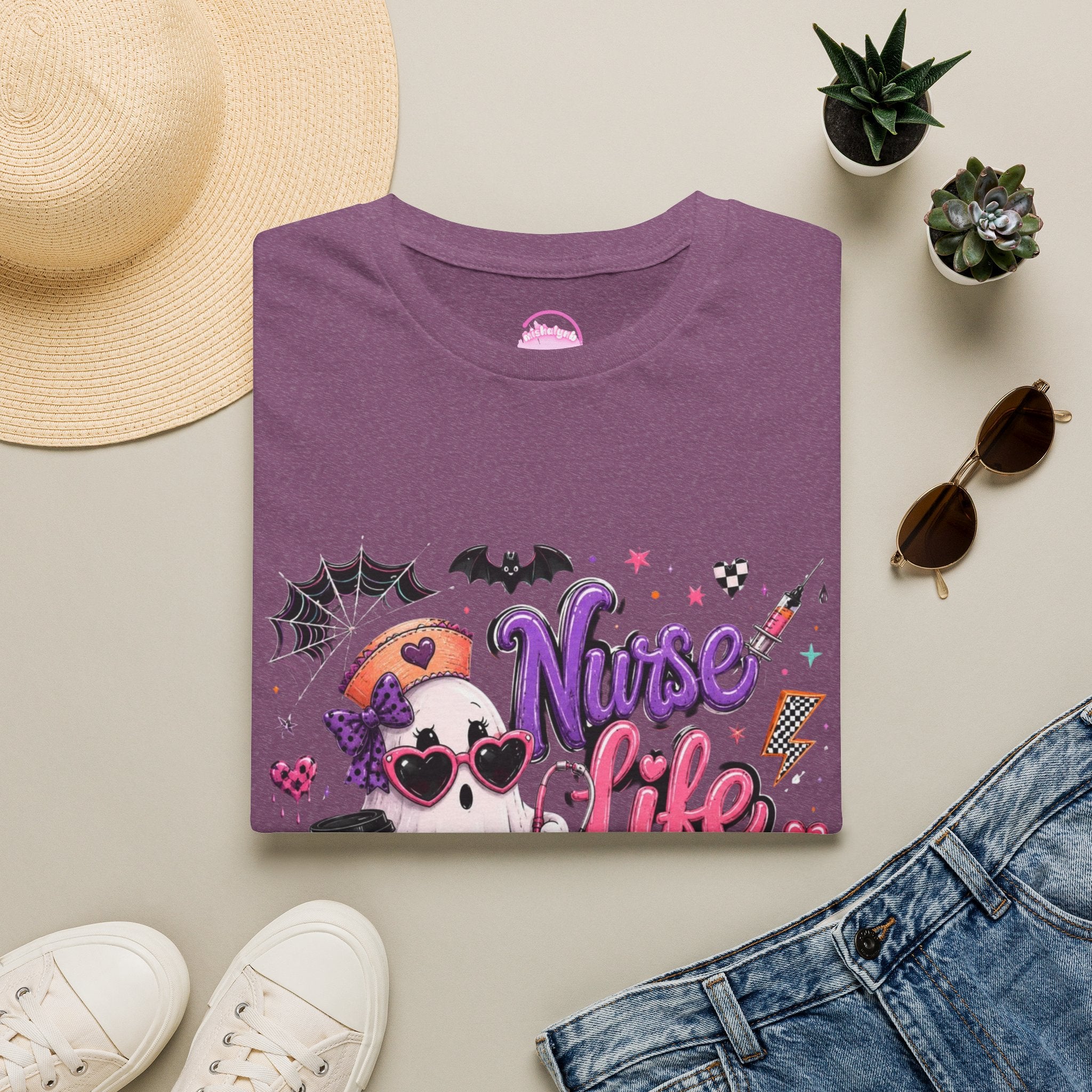 Nurse Life Halloween T-Shirt — Cute Spooky Nurse Graphic Tee