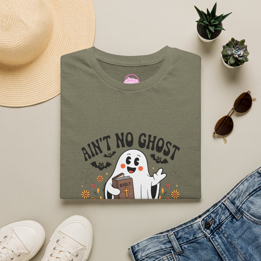 Ain't No Ghost T-Shirt – Cute Christian Halloween Ghost Tee