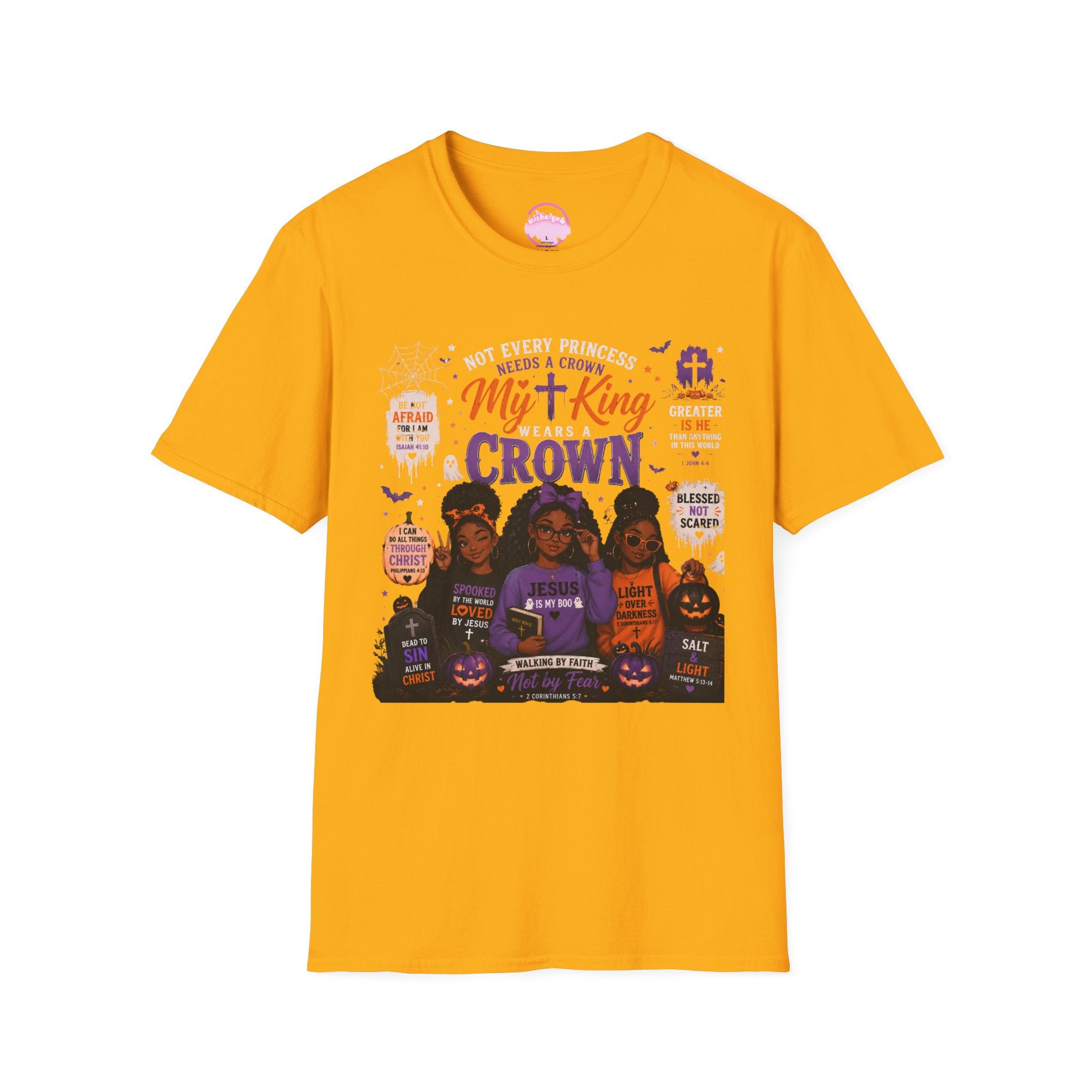 My King Crown T-Shirt — Christian Faith Graphic Tee for Women