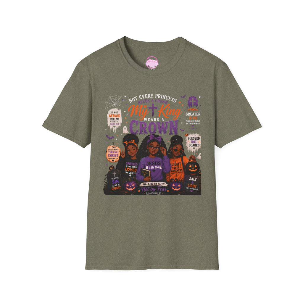 My King Crown T-Shirt — Christian Faith Graphic Tee for Women