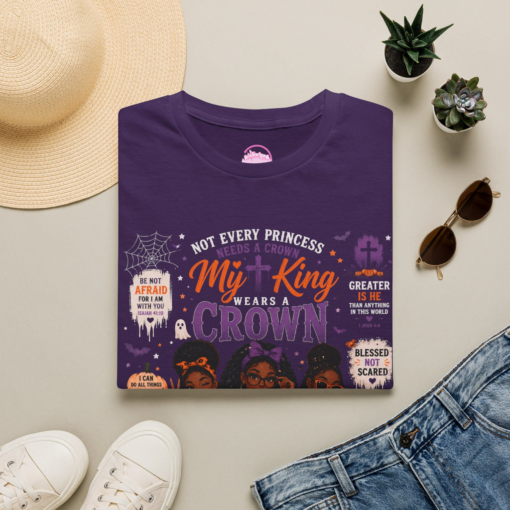 My King Crown T-Shirt — Christian Faith Graphic Tee for Women