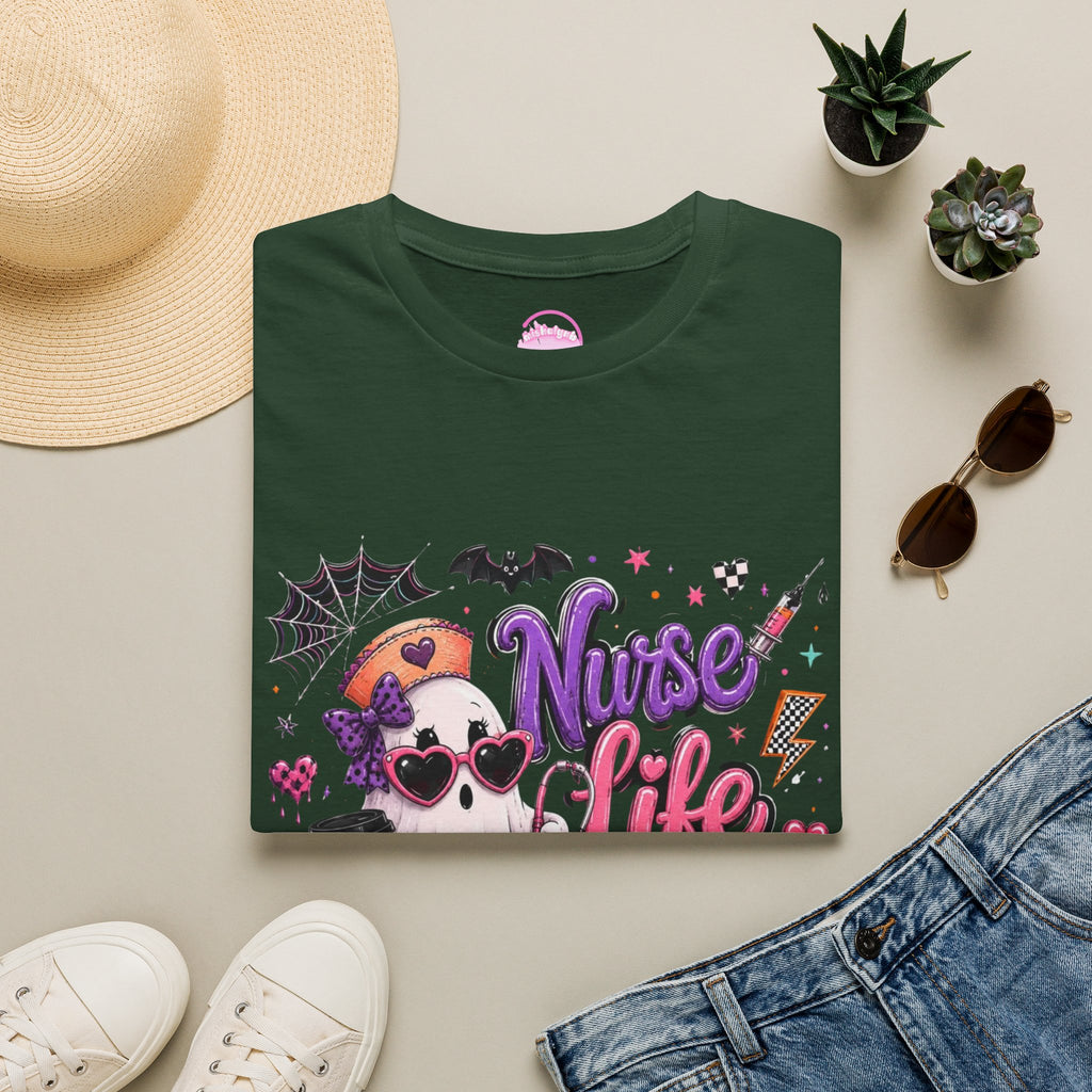 Nurse Life Halloween T-Shirt — Cute Spooky Nurse Graphic Tee