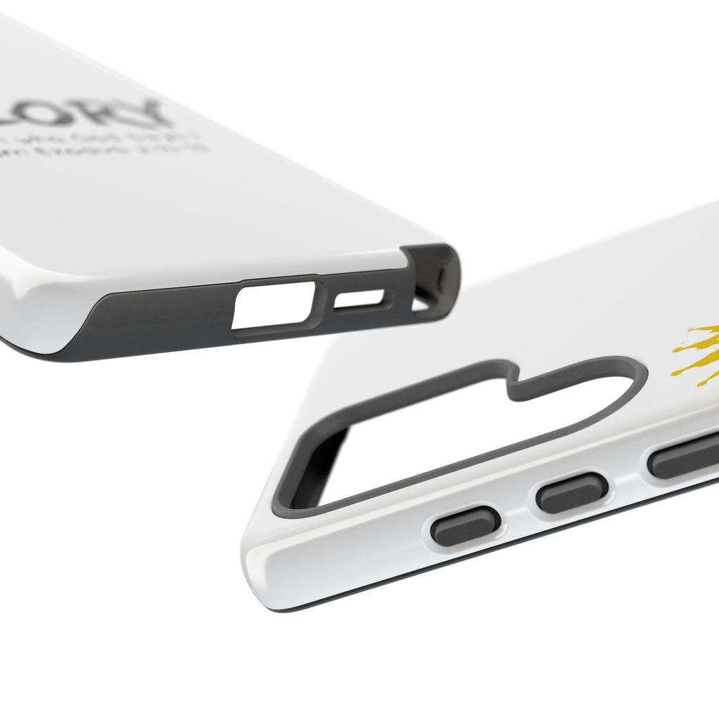 Glory Crown Christian Phone Case — 'I Am Who God Says I Am' Exodus 3:14–15 Tough Phone Case