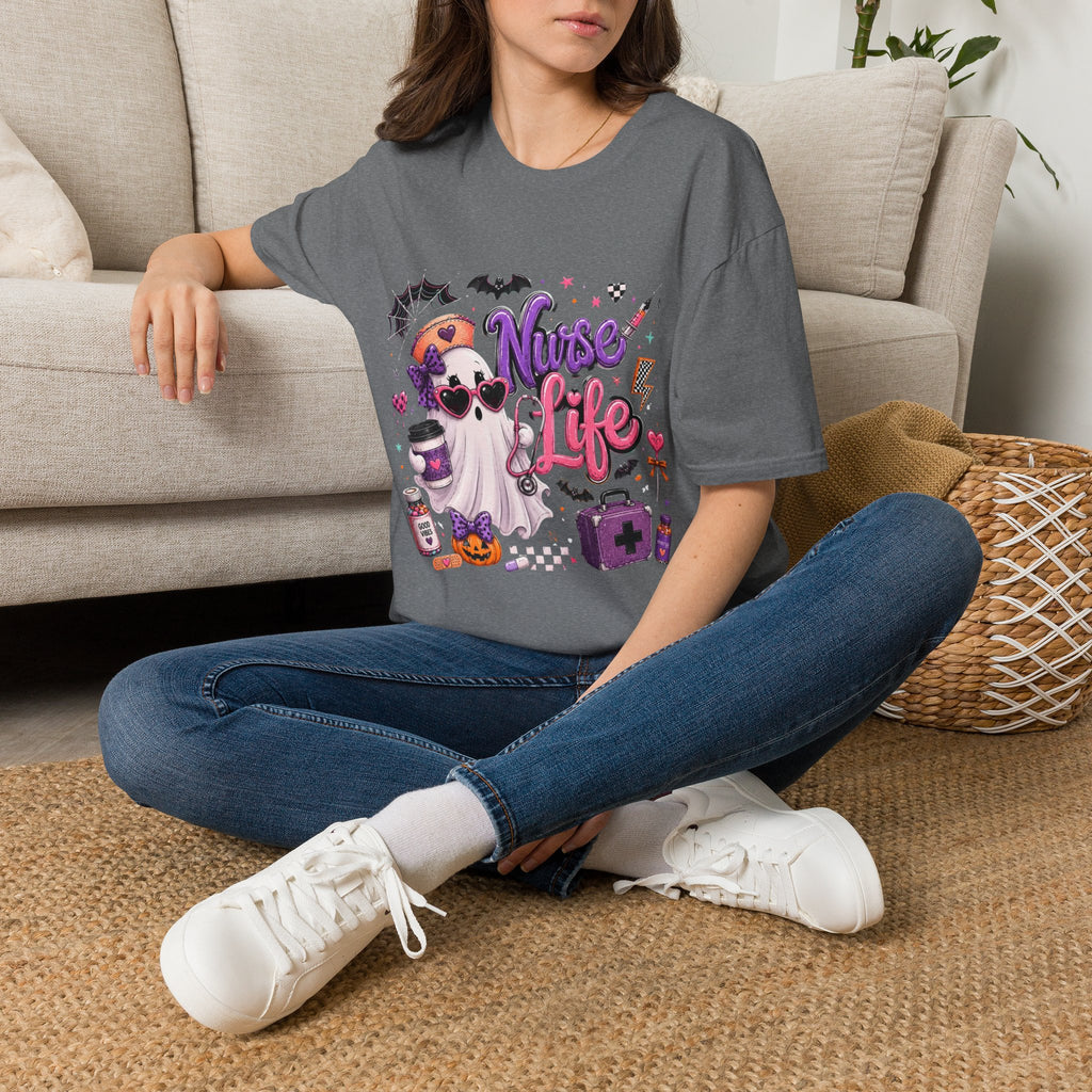 Nurse Life Halloween T-Shirt — Cute Spooky Nurse Graphic Tee
