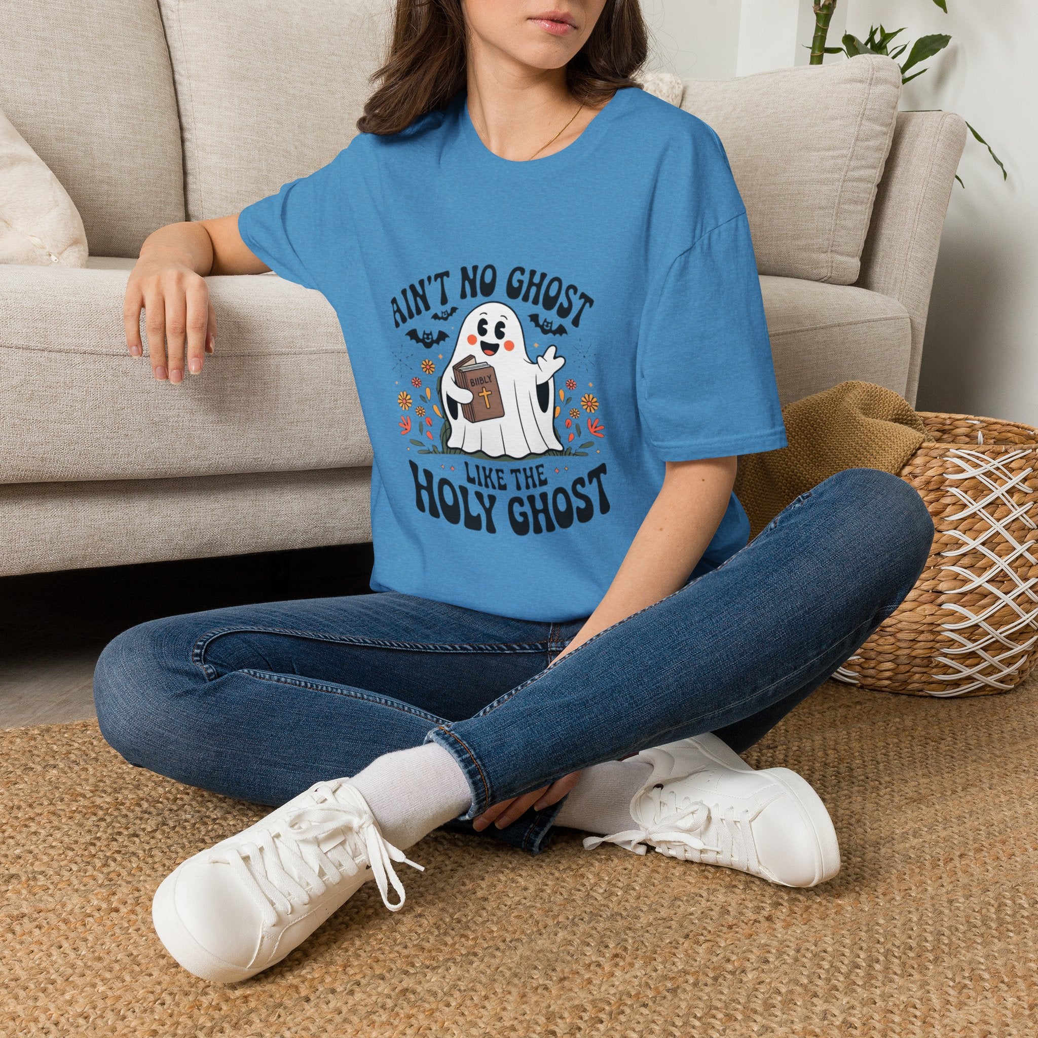 Ain't No Ghost T-Shirt – Cute Christian Halloween Ghost Tee