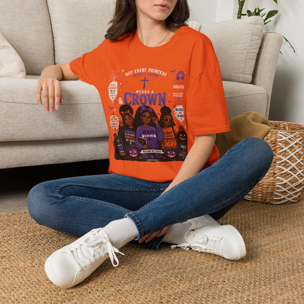 My King Crown T-Shirt — Christian Faith Graphic Tee for Women
