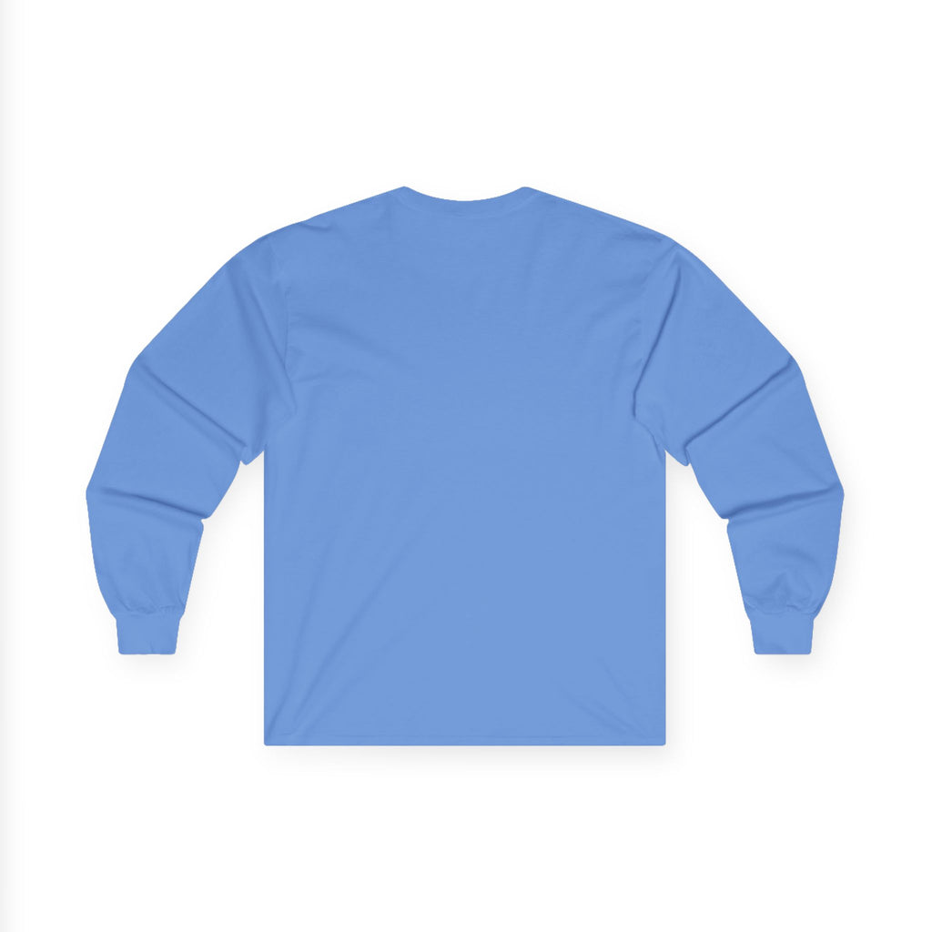 Halloween Long Sleeve Tee — "No Tricks Just Treats" Graphic Shirt