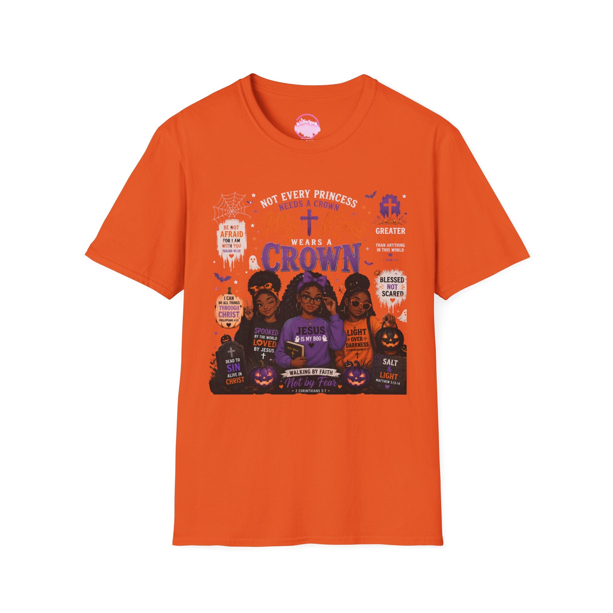 My King Crown T-Shirt — Christian Faith Graphic Tee for Women