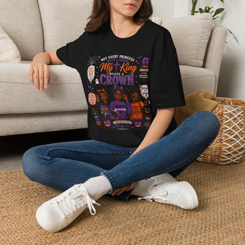My King Crown T-Shirt — Christian Faith Graphic Tee for Women