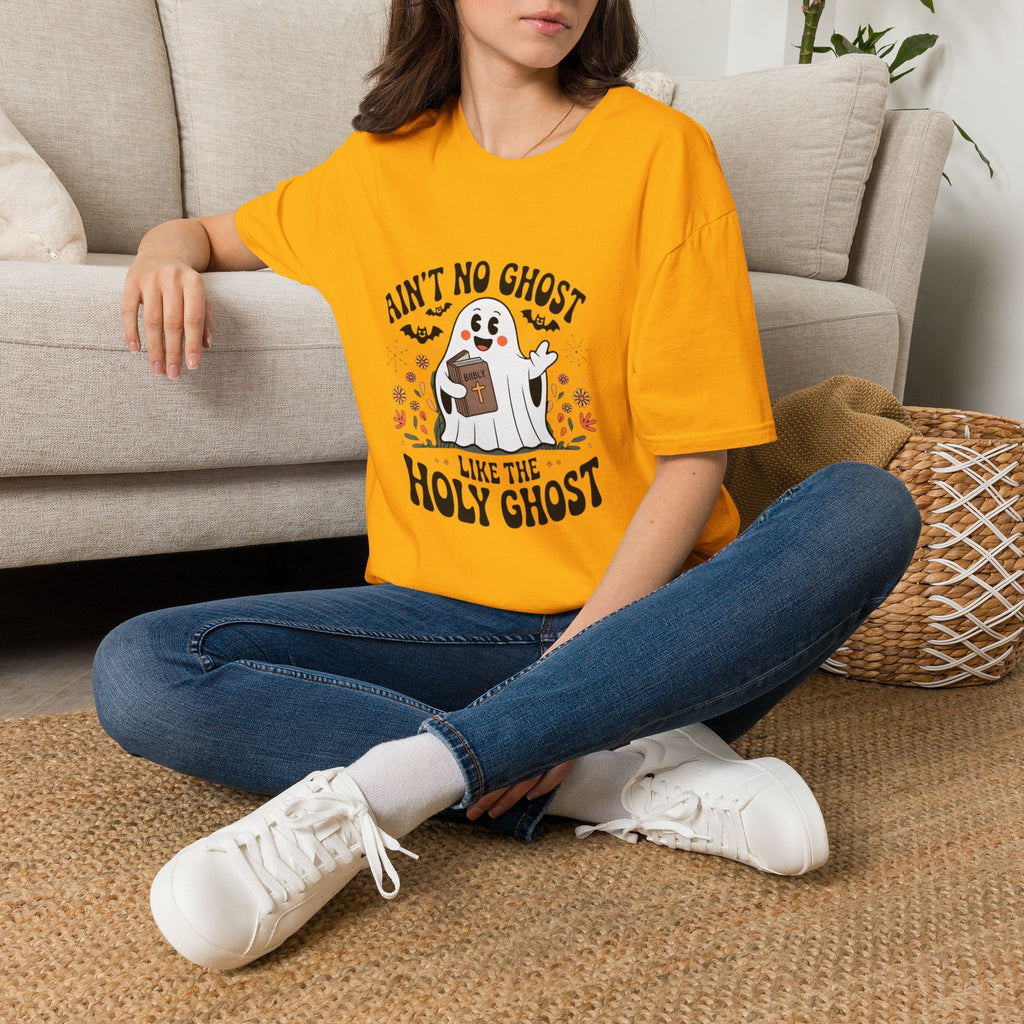 Ain't No Ghost T-Shirt – Cute Christian Halloween Ghost Tee