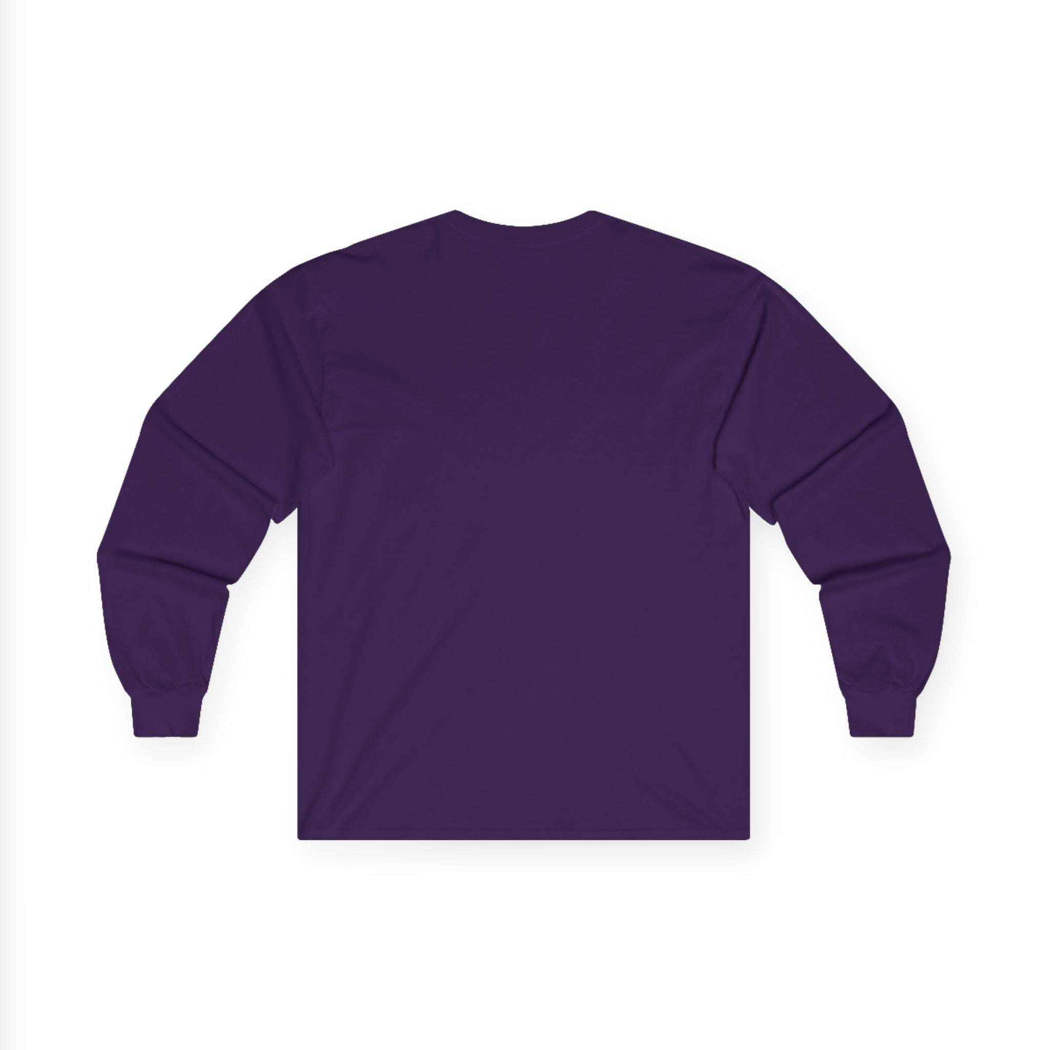Halloween Long Sleeve Tee — "No Tricks Just Treats" Graphic Shirt