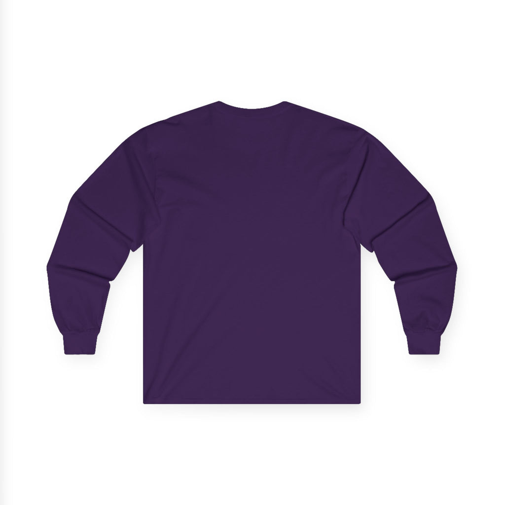 Halloween Long Sleeve Tee — "No Tricks Just Treats" Graphic Shirt