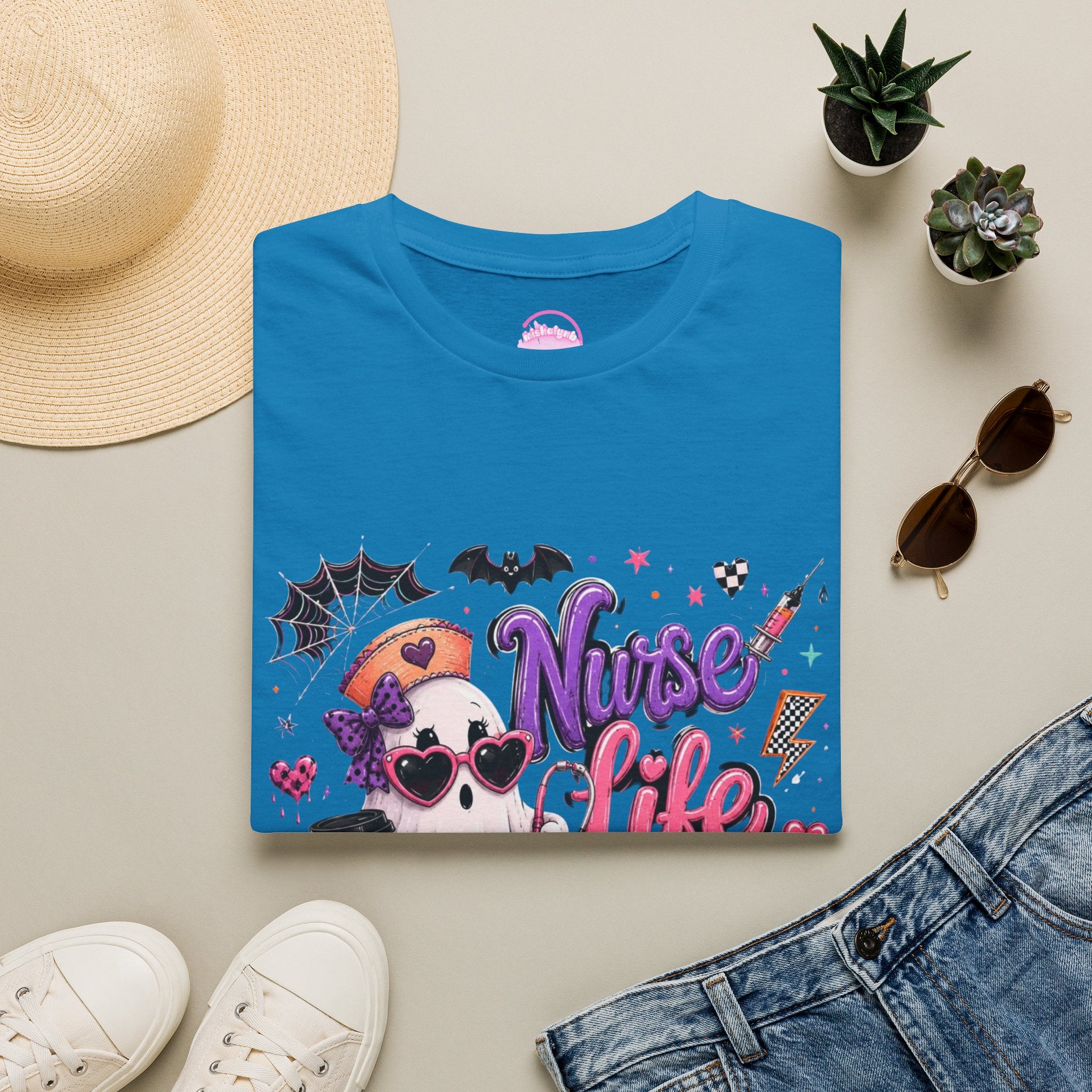Nurse Life Halloween T-Shirt — Cute Spooky Nurse Graphic Tee