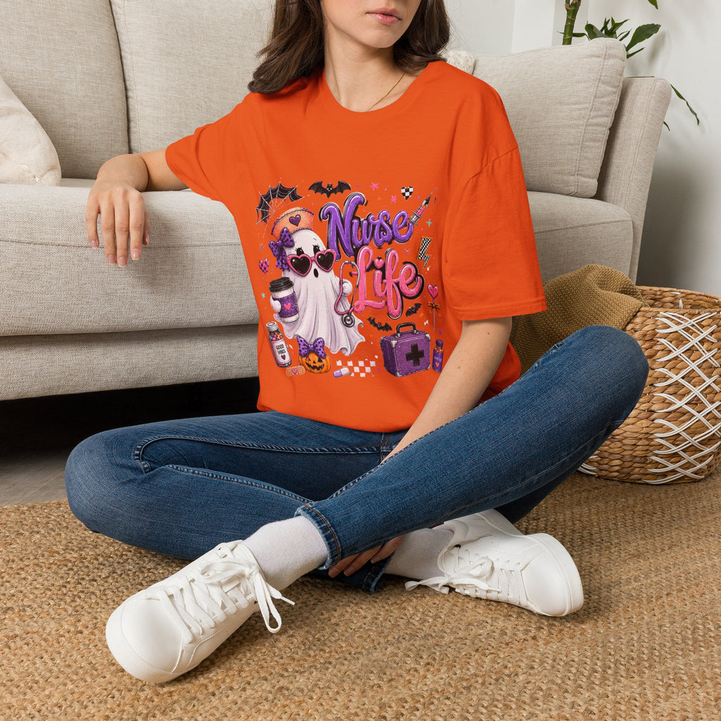 Nurse Life Halloween T-Shirt — Cute Spooky Nurse Graphic Tee
