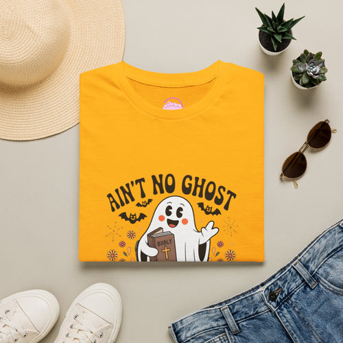 Ain't No Ghost T-Shirt – Cute Christian Halloween Ghost Tee