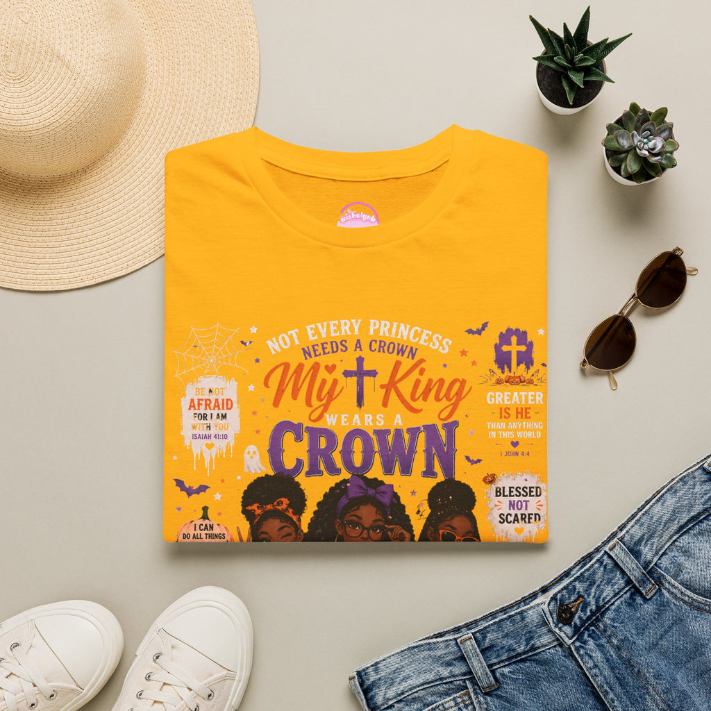 My King Crown T-Shirt — Christian Faith Graphic Tee for Women