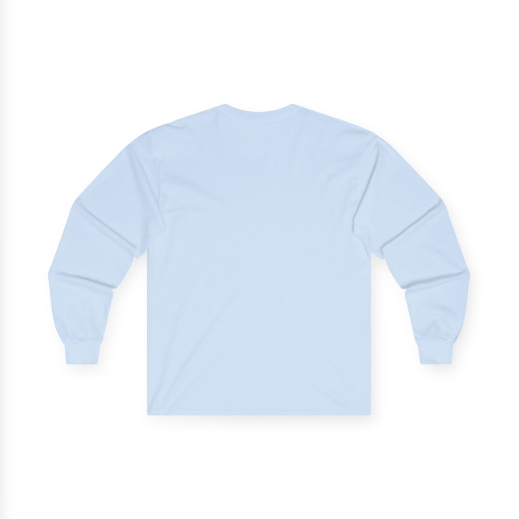 Halloween Long Sleeve Tee — "No Tricks Just Treats" Graphic Shirt