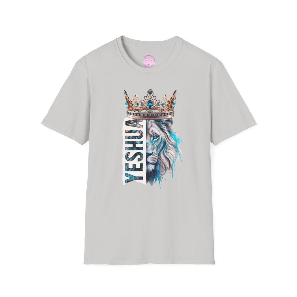 Yeshua Crowned Lion T-Shirt — Christian Faith Graphic Tee