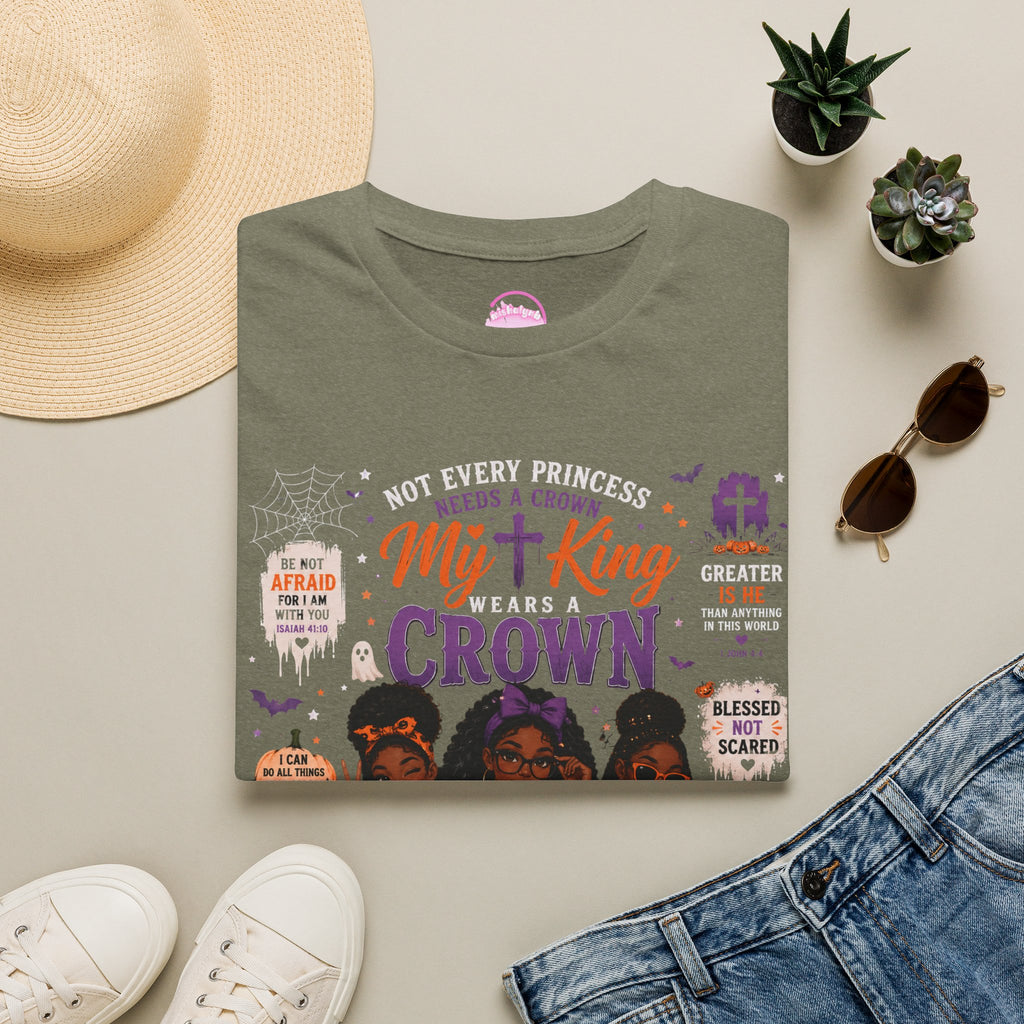 My King Crown T-Shirt — Christian Faith Graphic Tee for Women
