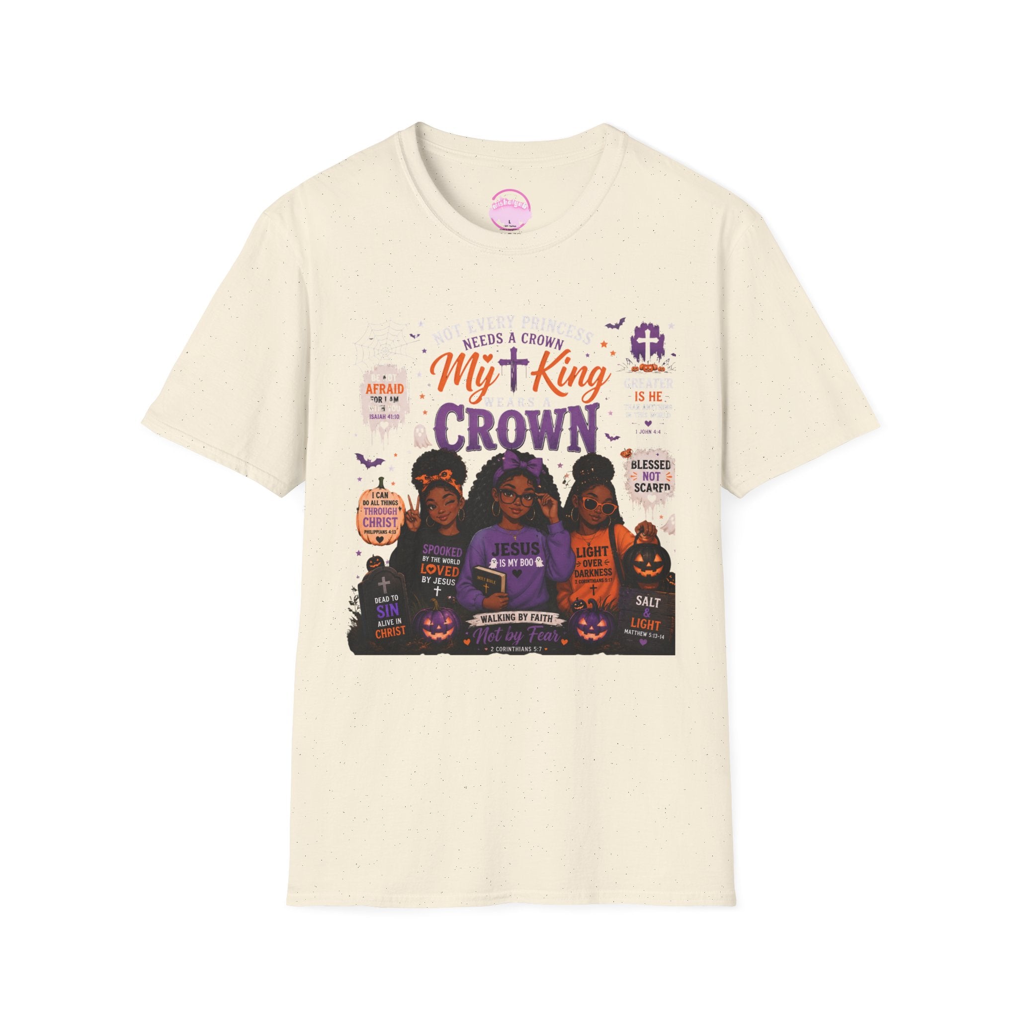 My King Crown T-Shirt — Christian Faith Graphic Tee for Women